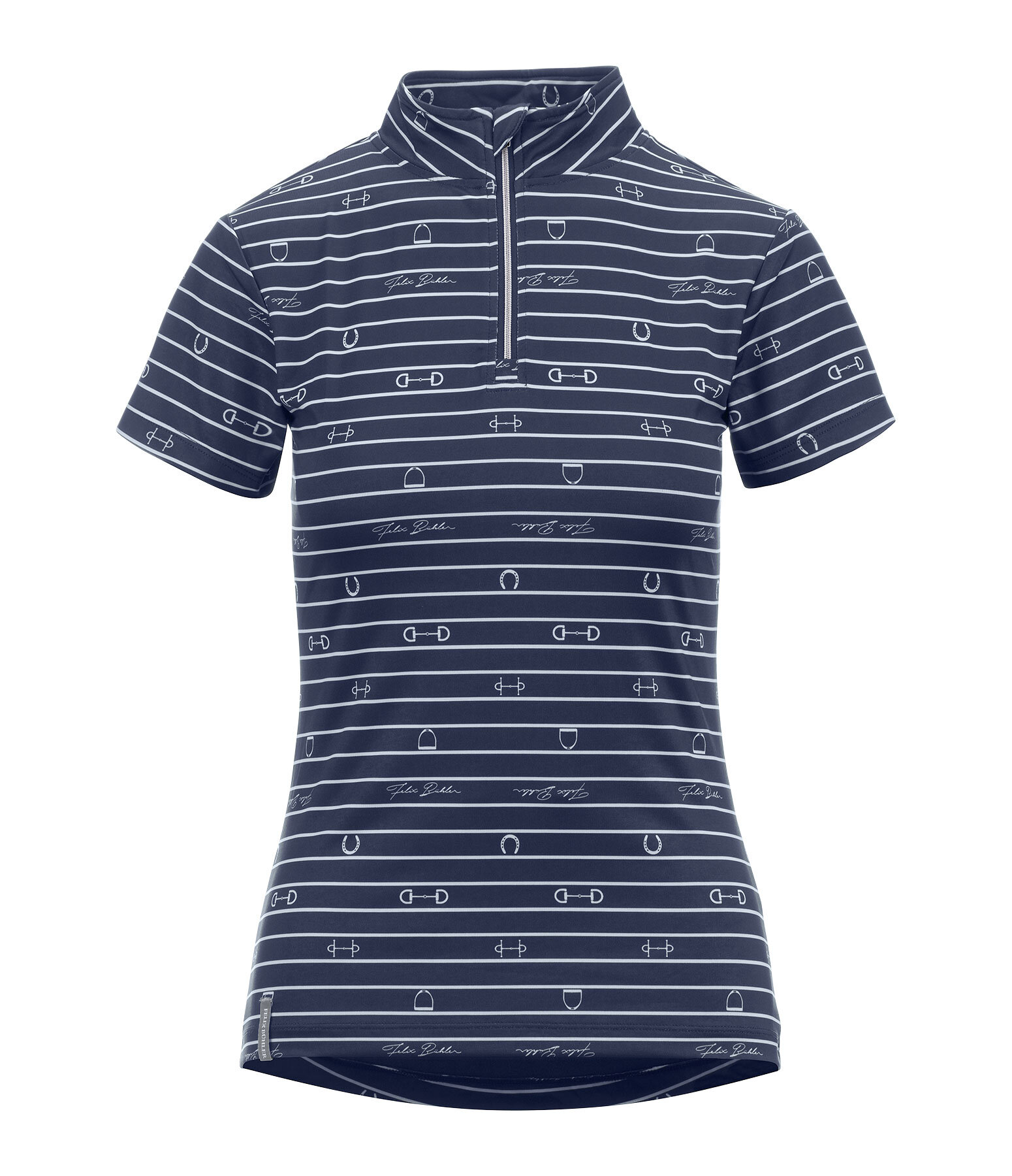 Zip-Funktionsshirt Mari