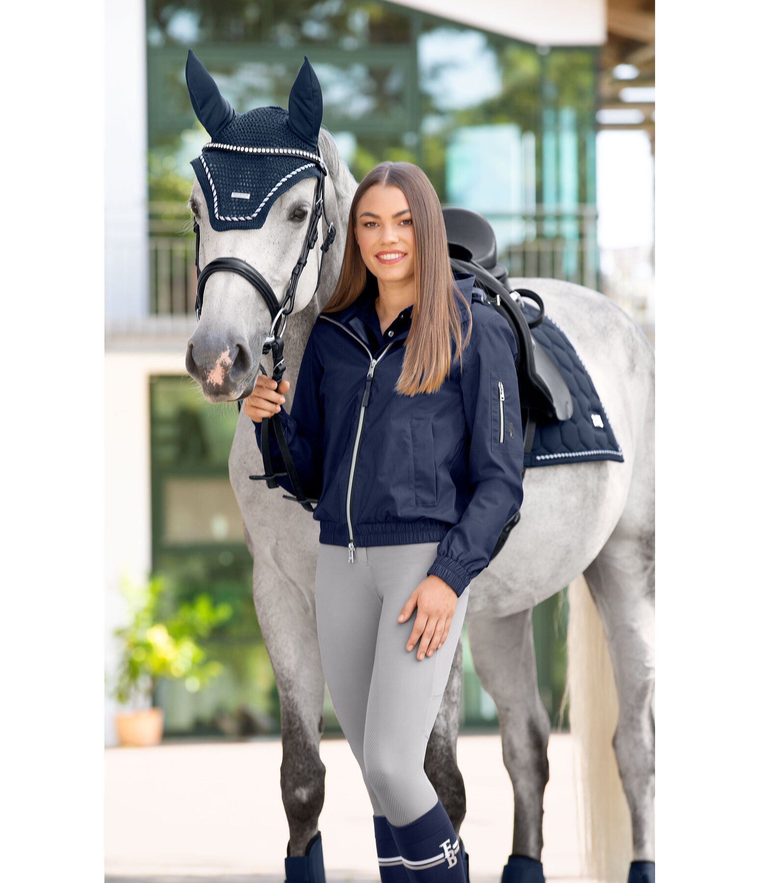 Kapuzen-Funktions-Blouson Nila