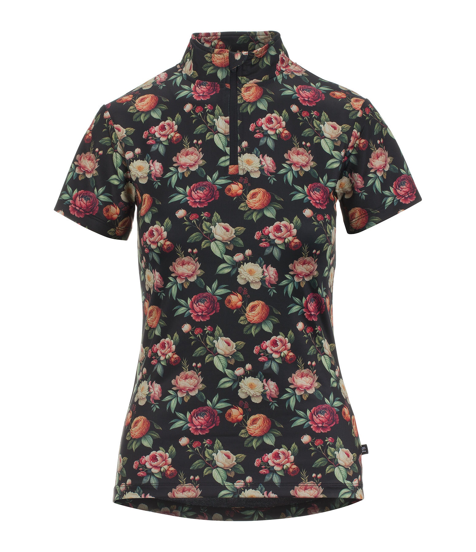 Zip-Funktionsshirt Fleur