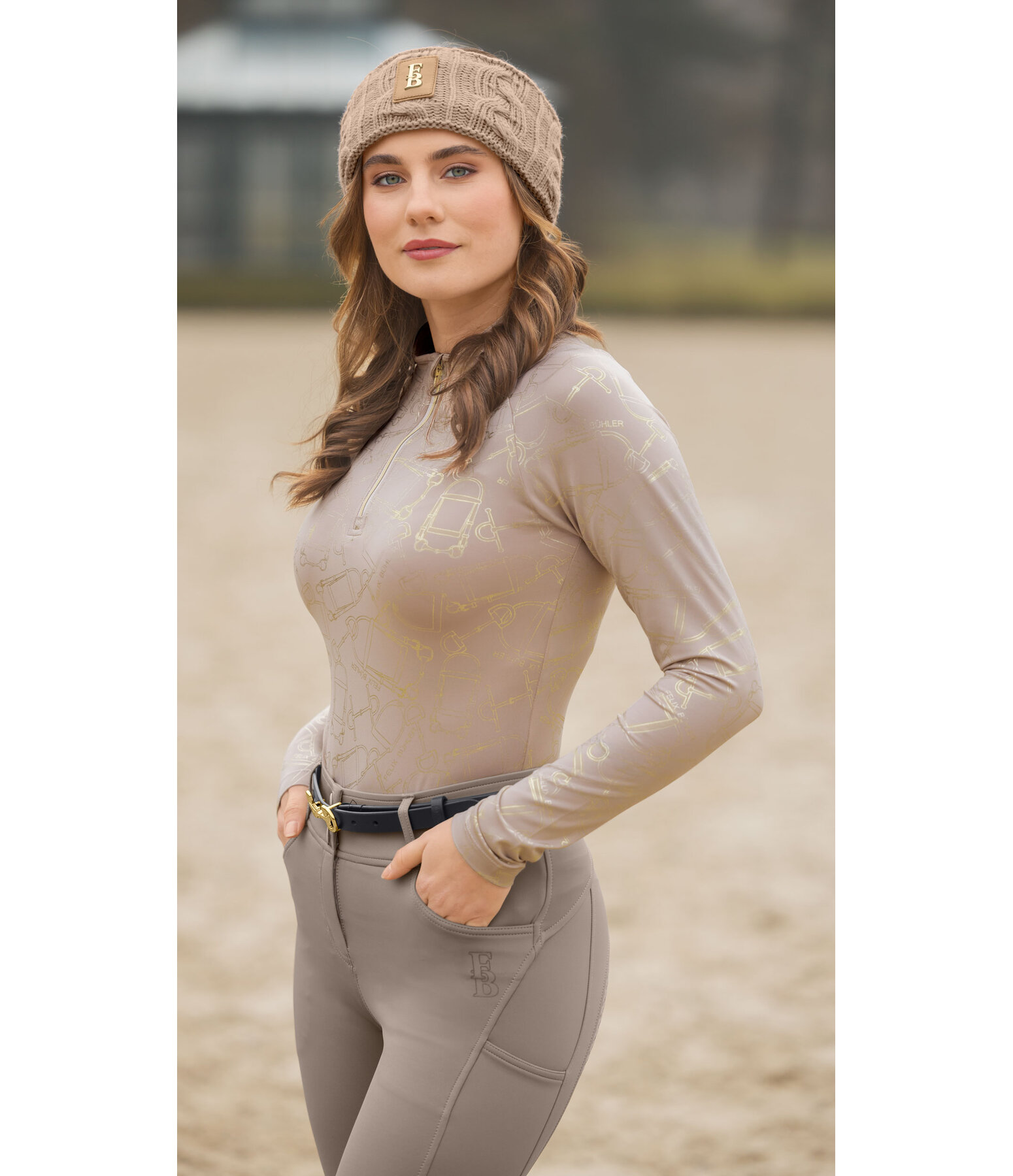 Zip-Funktionsshirt Julia