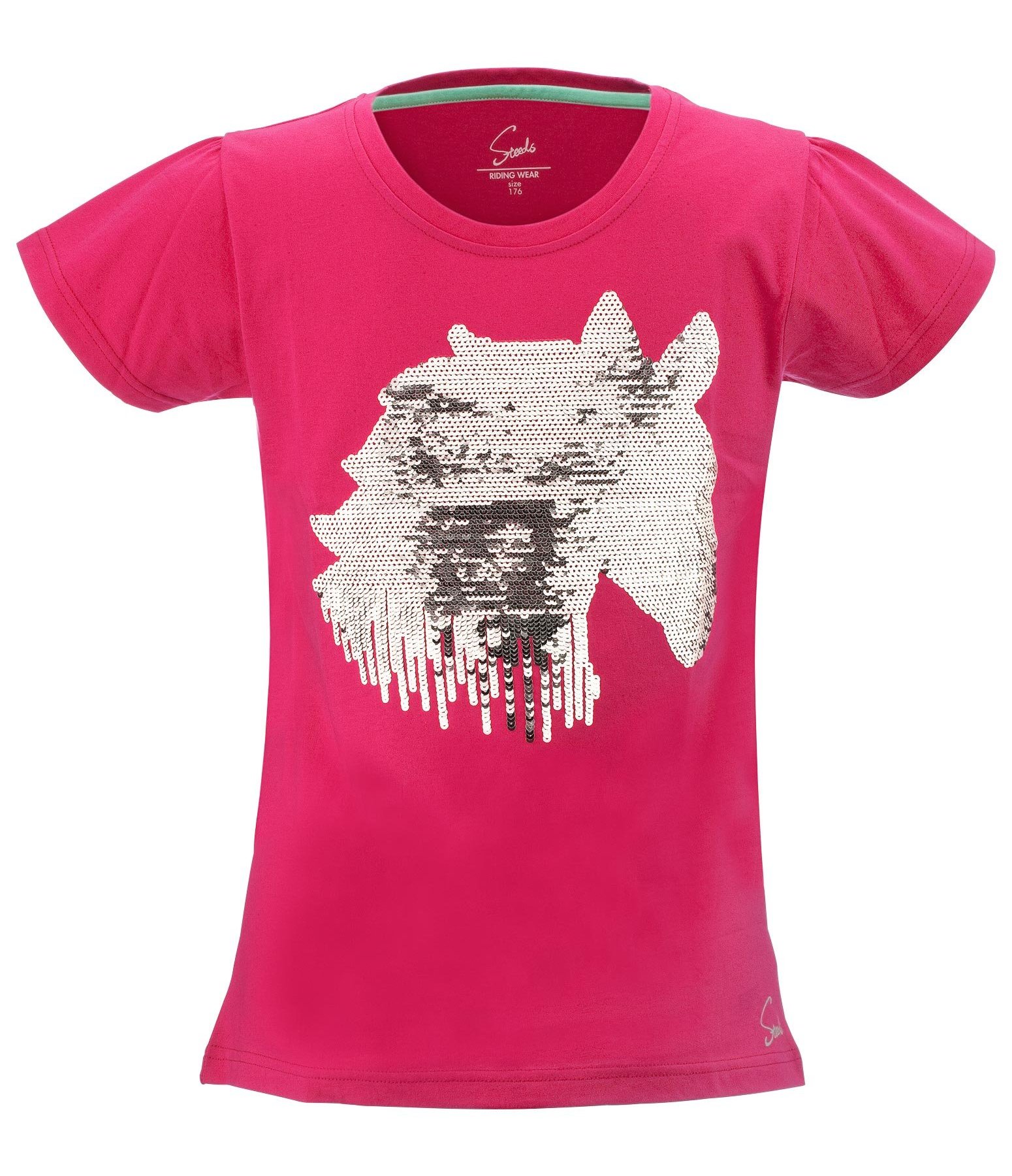 Kinder Pailletten T-Shirt Ruby