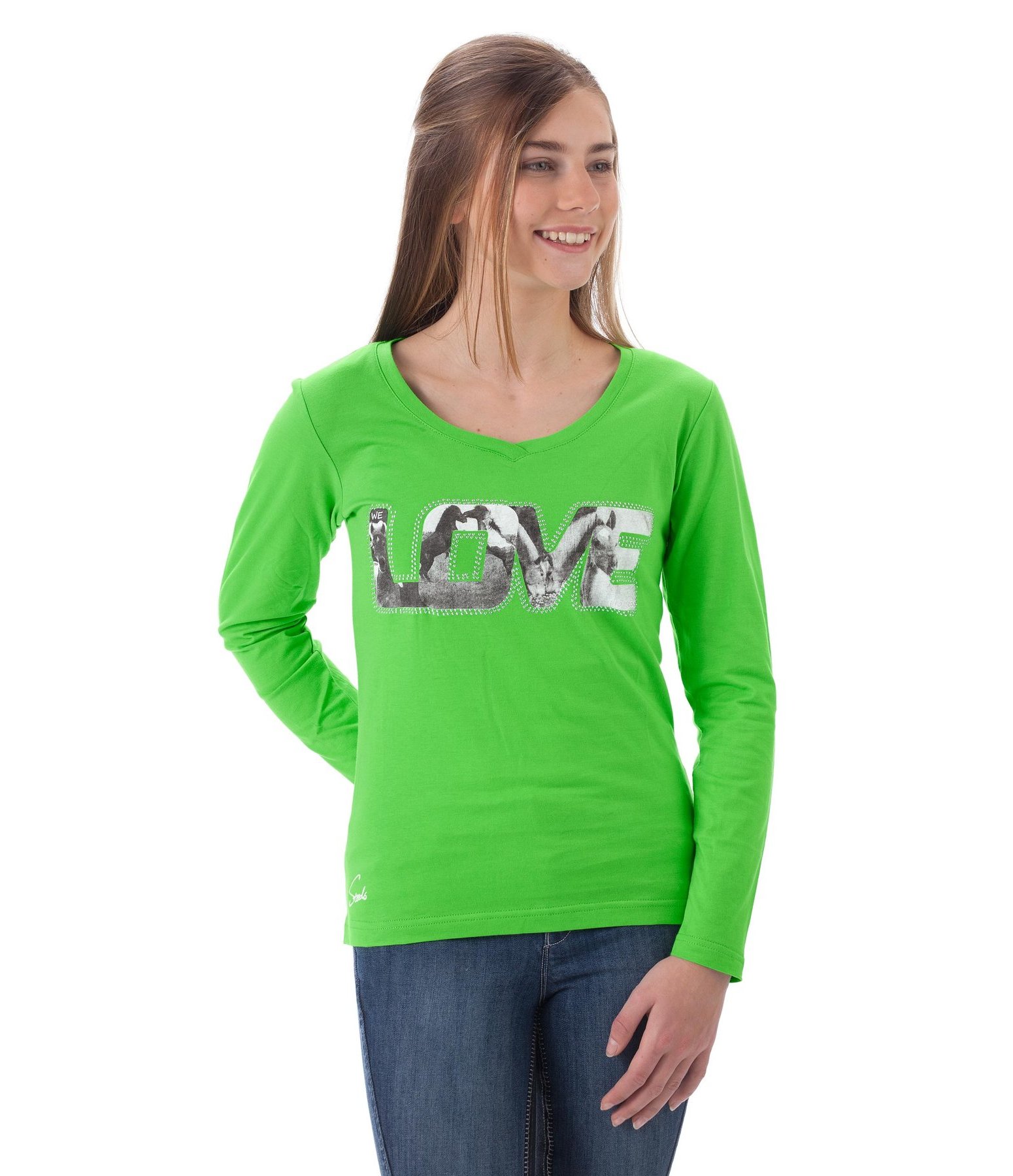 Kinder-Langarmshirt Love
