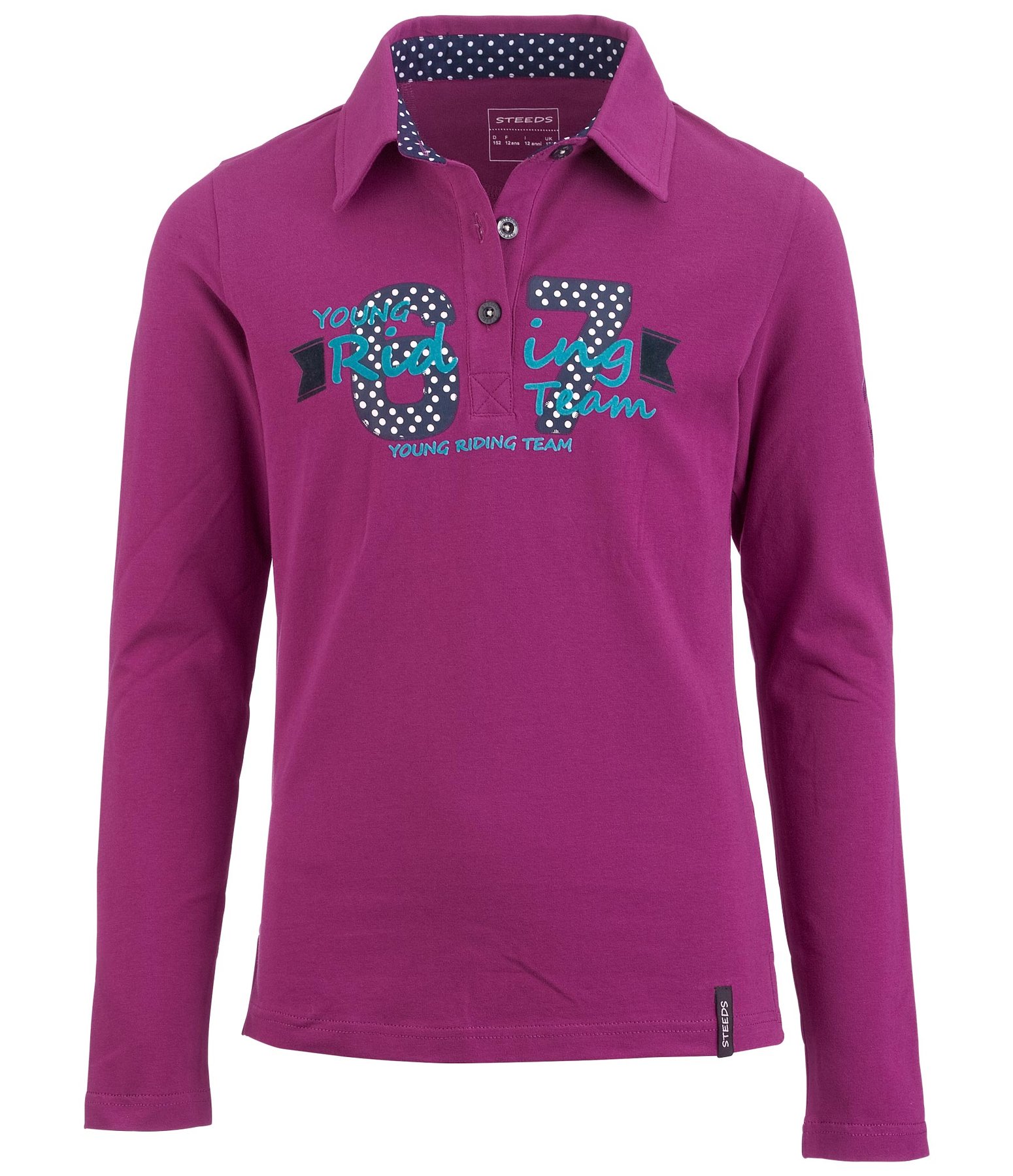 Kinder-Langarmpoloshirt Elva