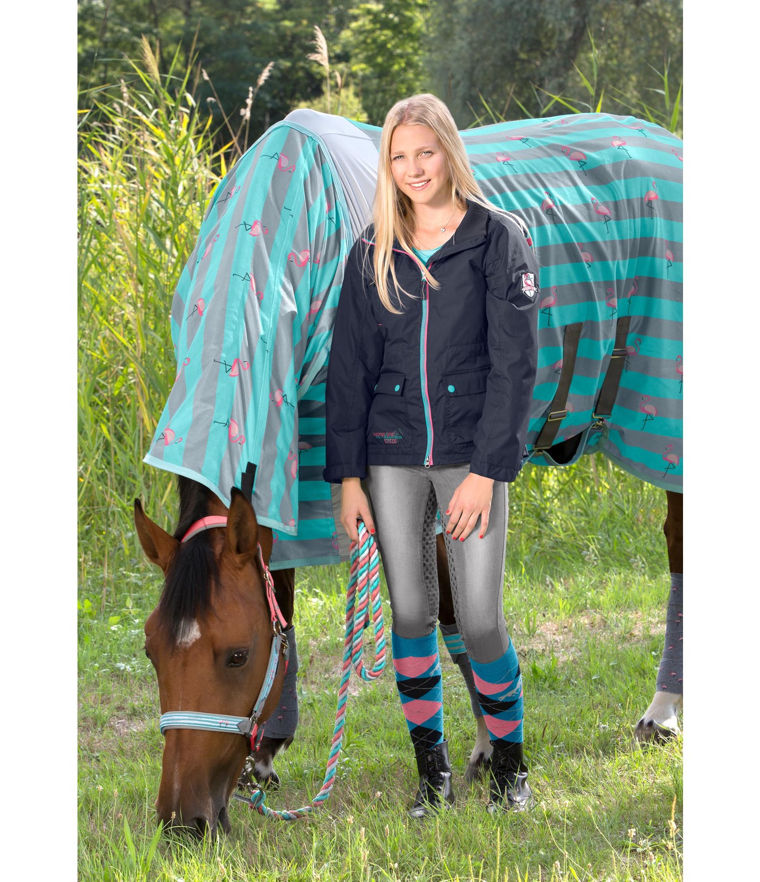 Kinder-Sommer-Reitjacke Jarla