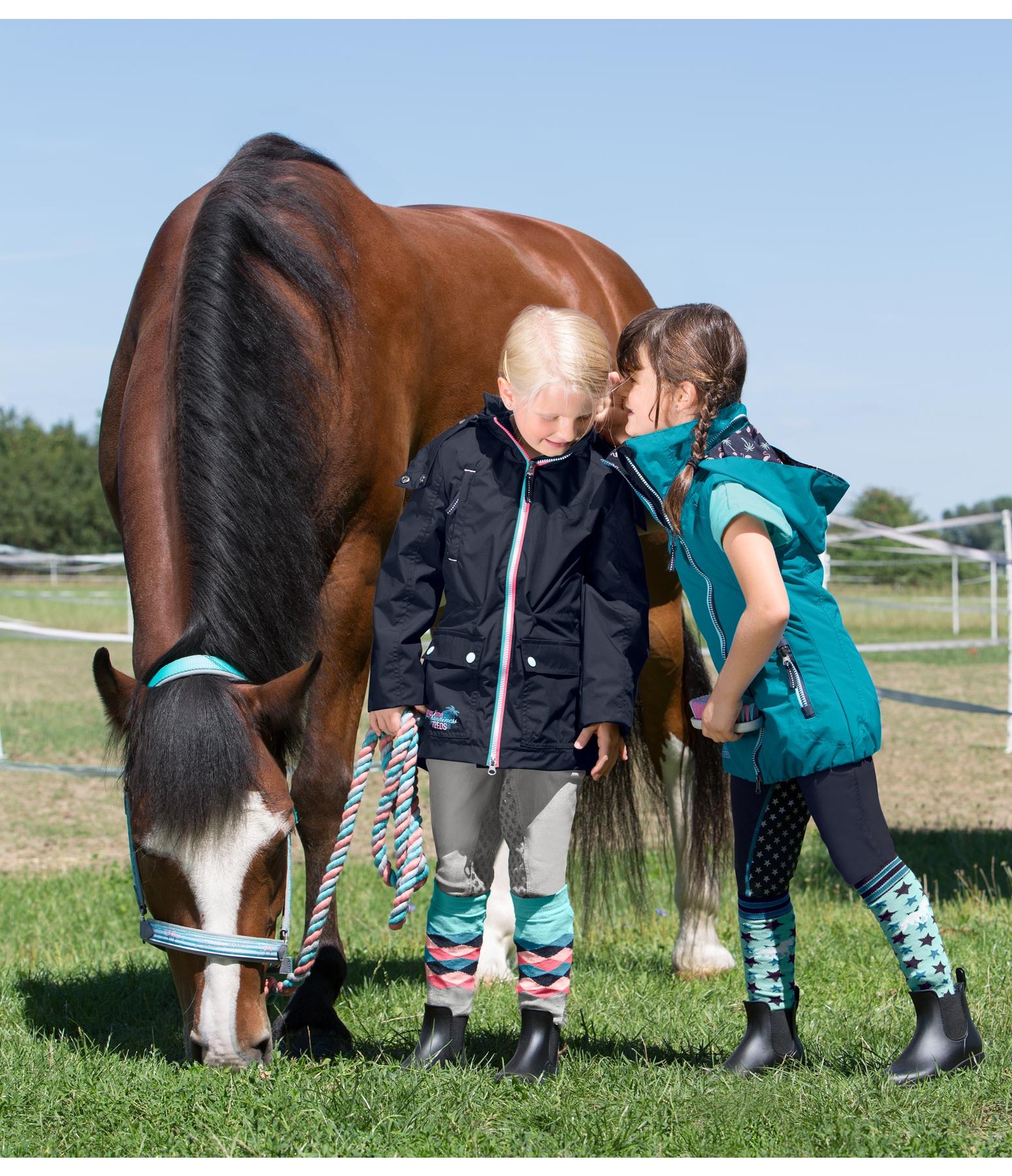 Kinder-Sommer-Reitjacke Jarla