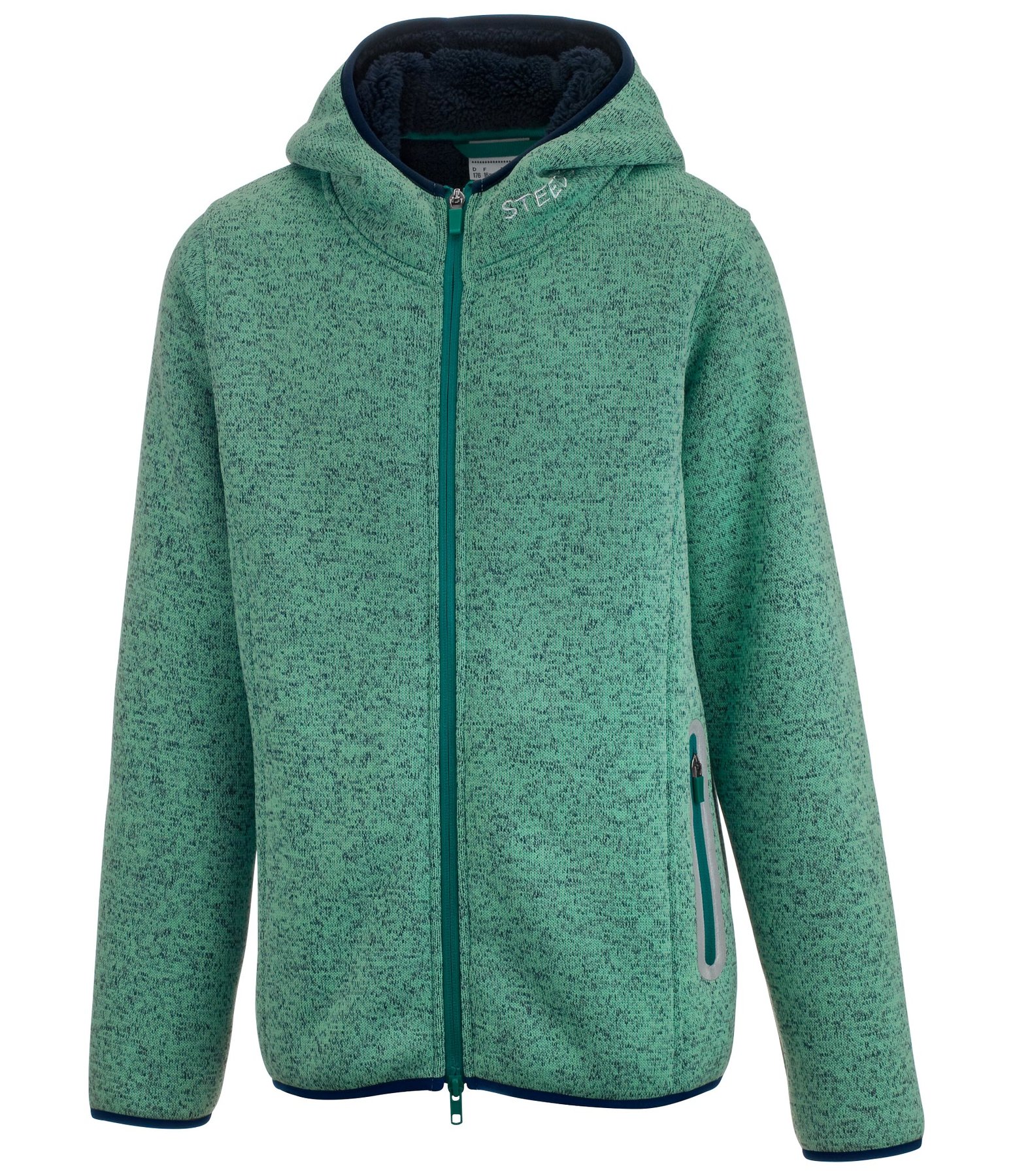 Kinder-Strickfleece-Kapuzenjacke Clara II