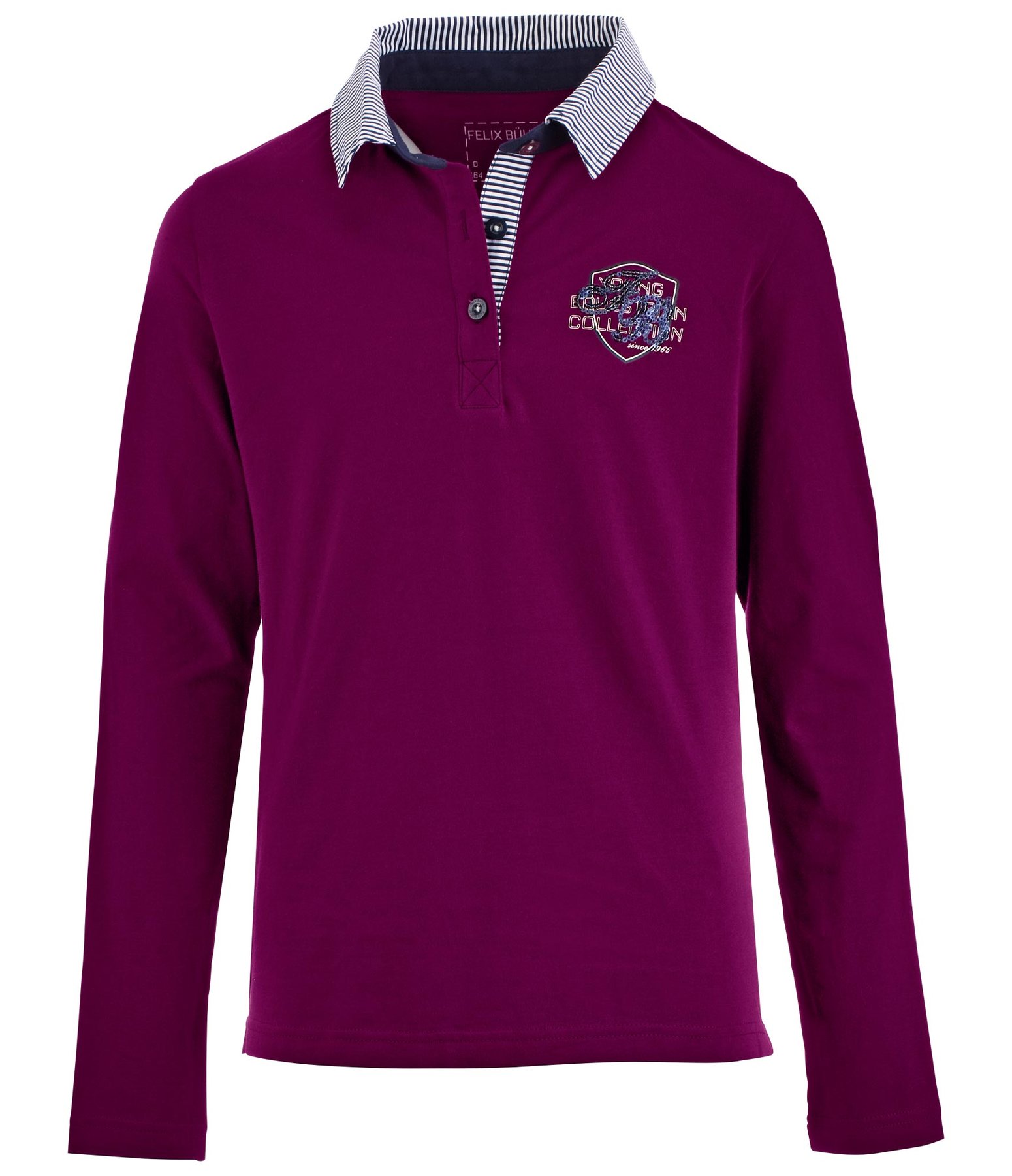 Kinder-Langarmpoloshirt Sarina