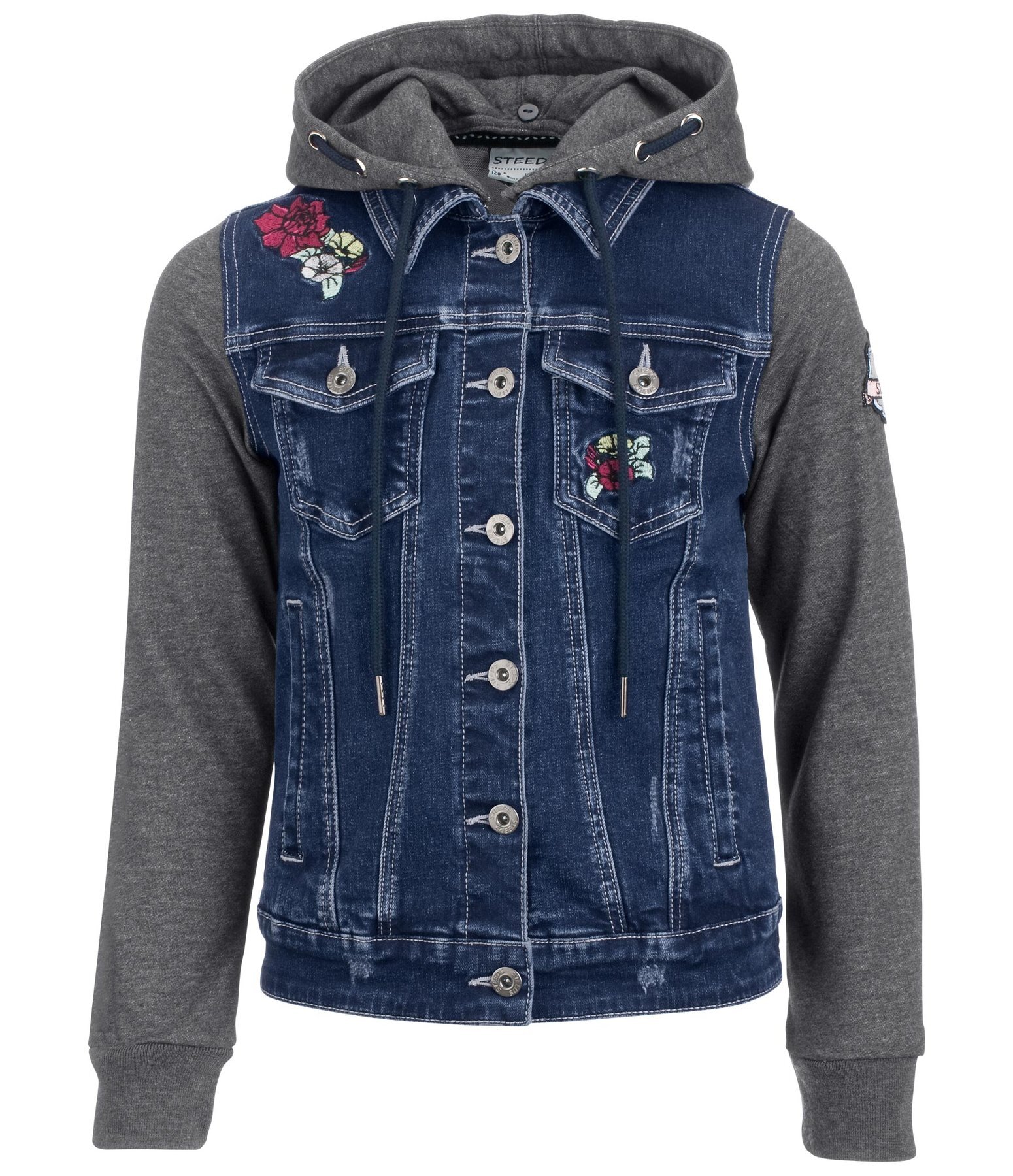 Kinder-Jeans-Sweatjacke Katniss