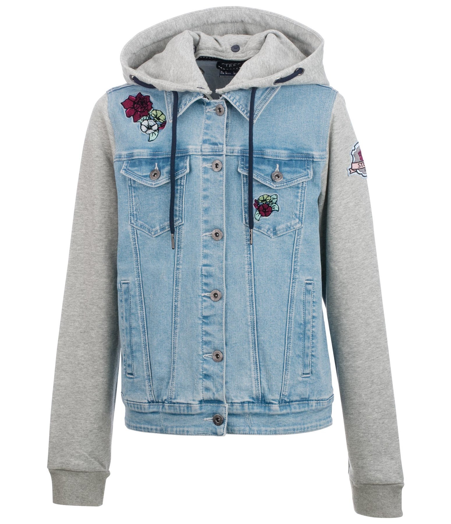 Kinder-Jeans-Sweatjacke Katniss