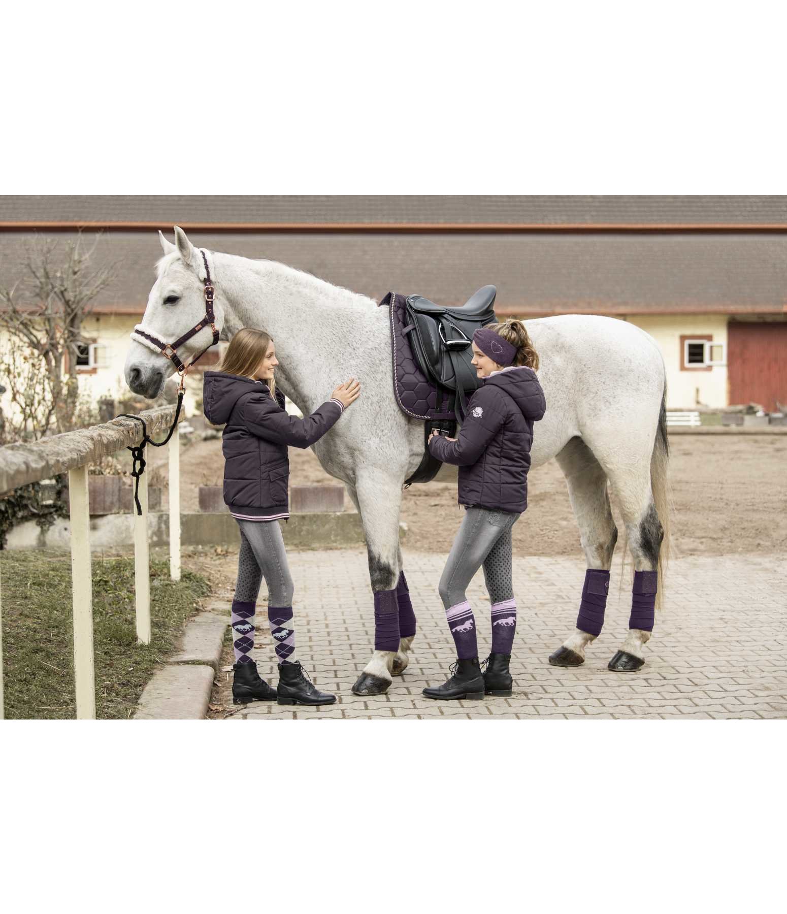 Kinder-Kapuzen-Reitblouson Erin