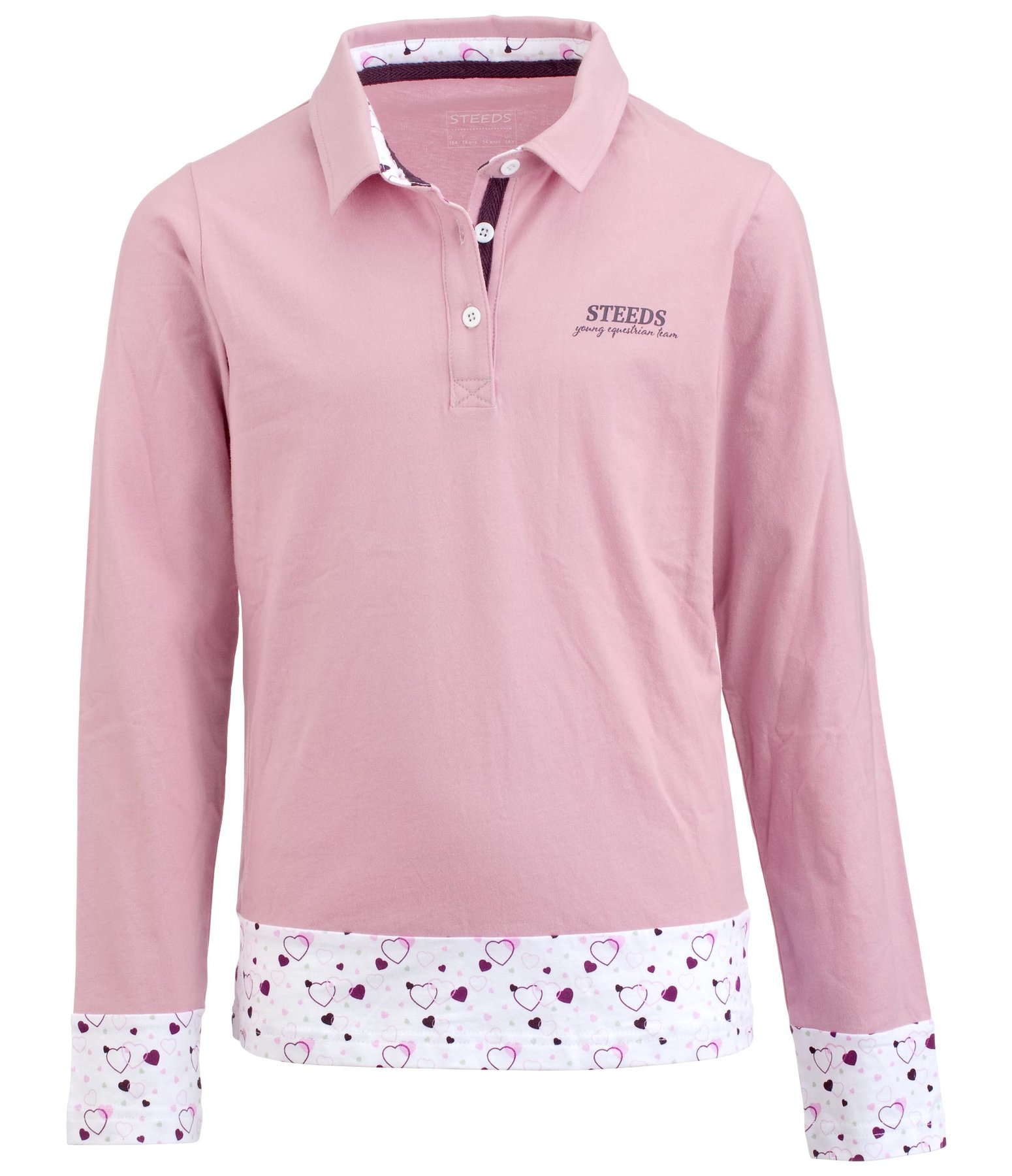 Kinder-Langarm-Poloshirt Sue