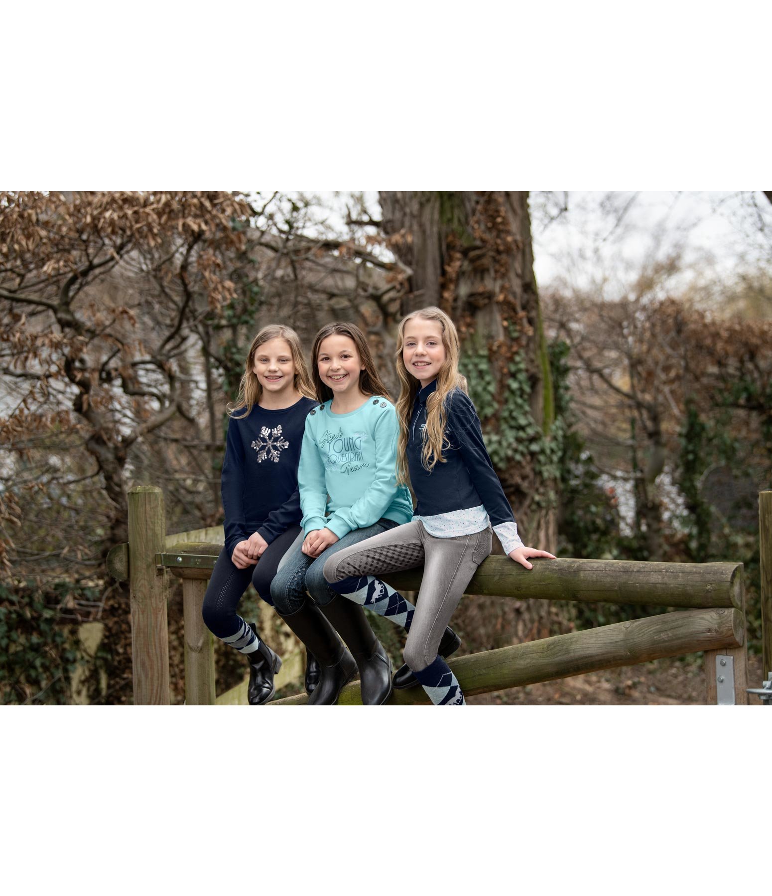 Kinder-Langarm-Poloshirt Sue