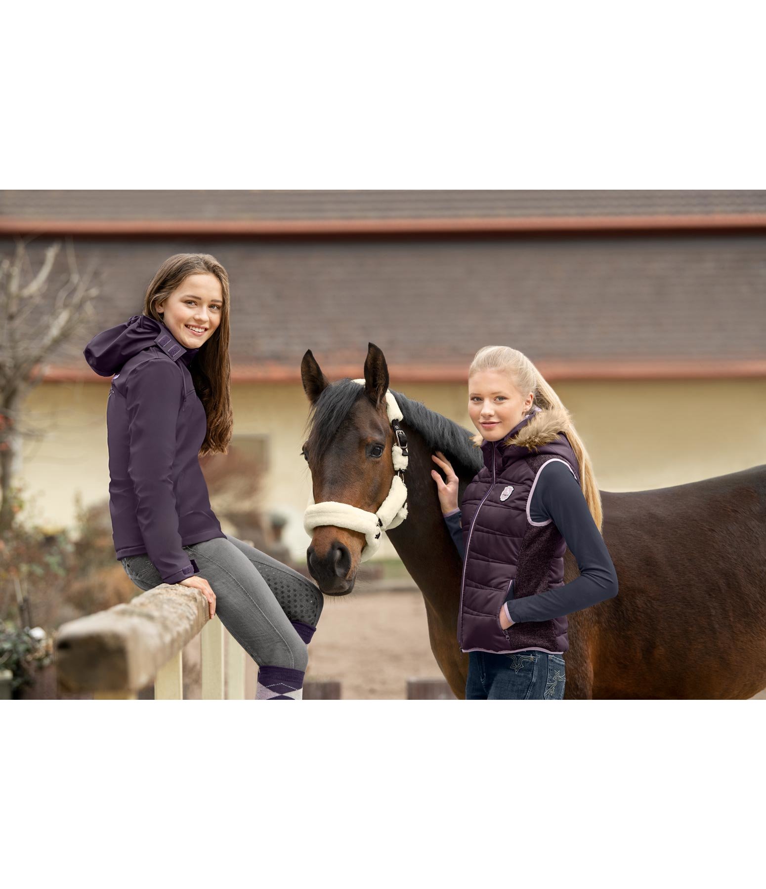 Kinder-Kapuzen-Reitweste Hope