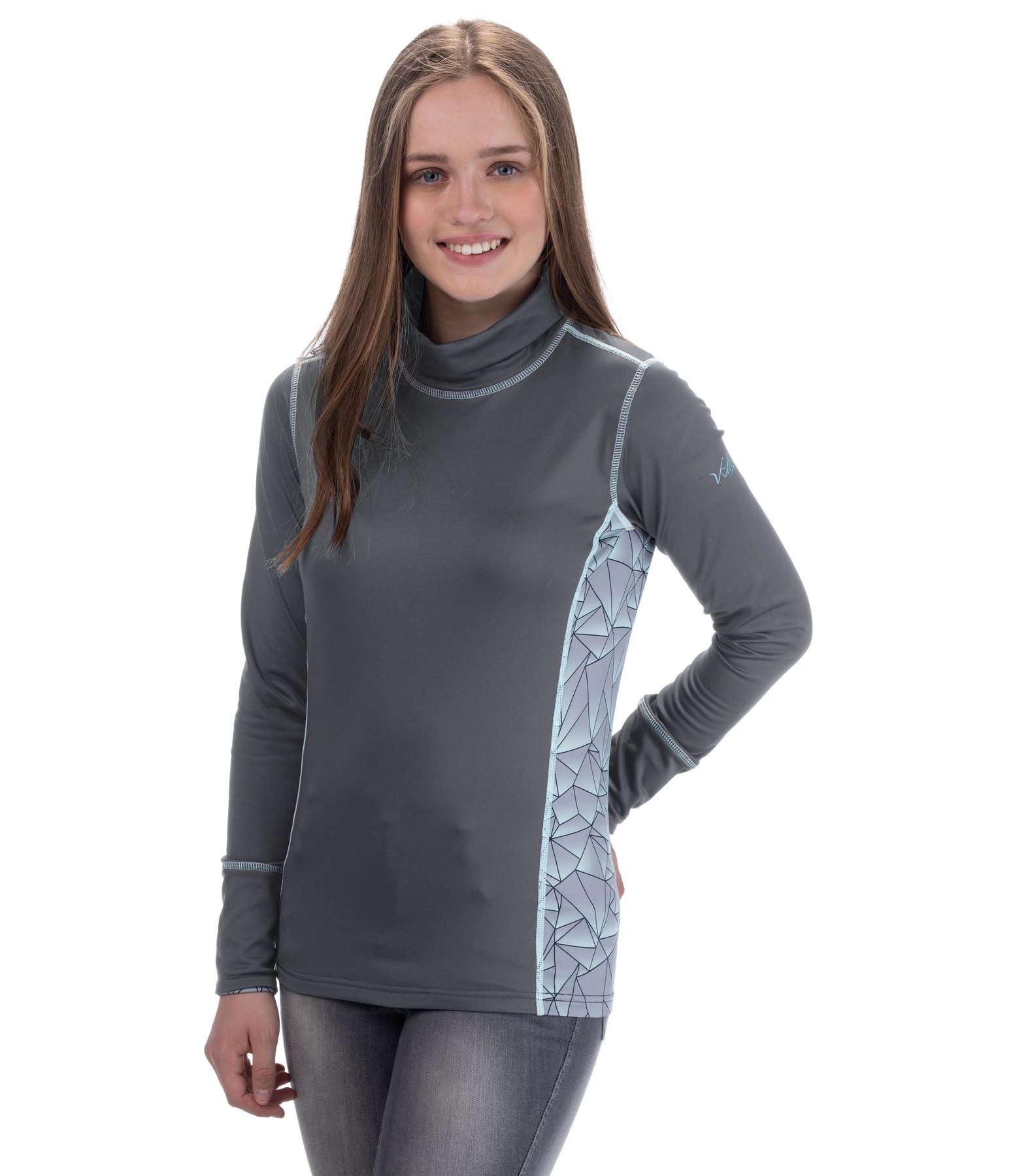 Kinder-Langarm-Funktionsshirt Zeta
