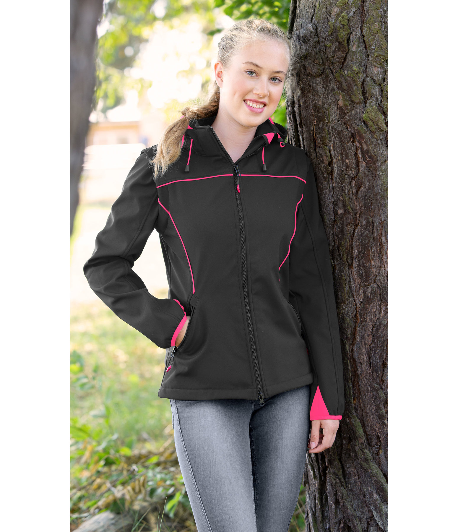 Kinder 2 in 1 Softshelljacke Liane
