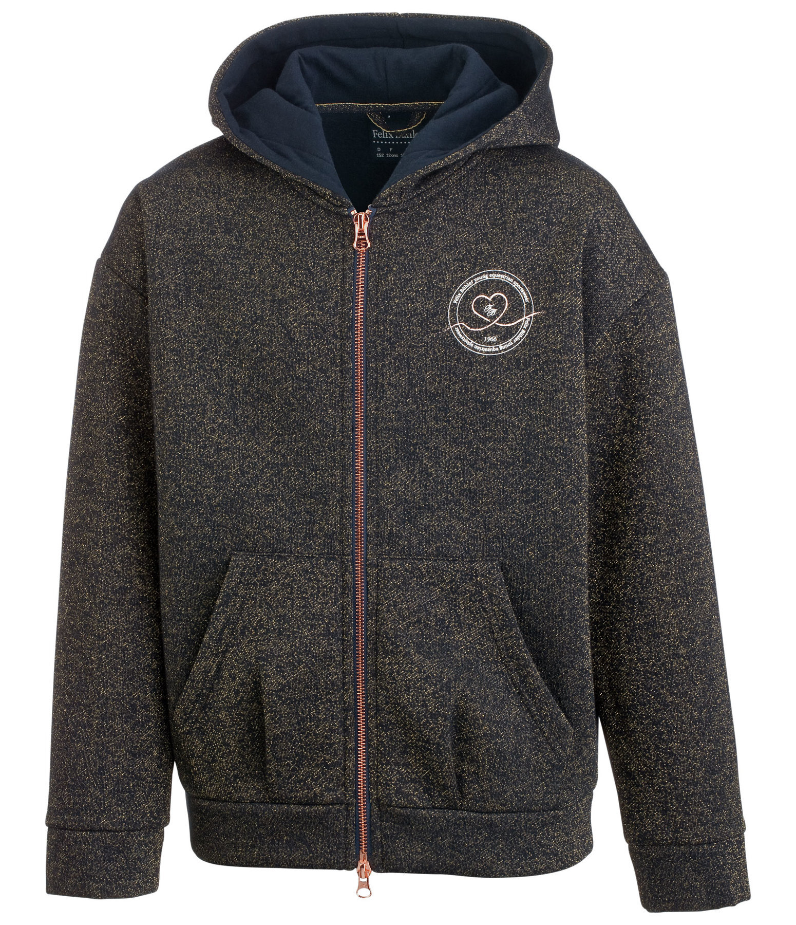 Kinder-Glitzer-Sweatjacke Manou