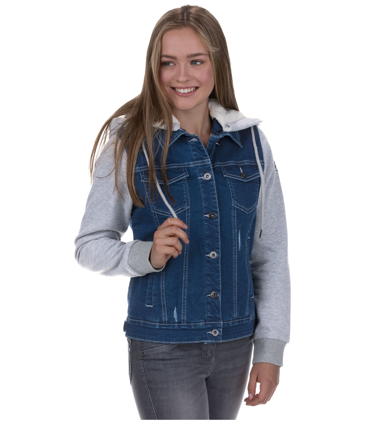Kinder-Winter-Jeansjacke Eleni