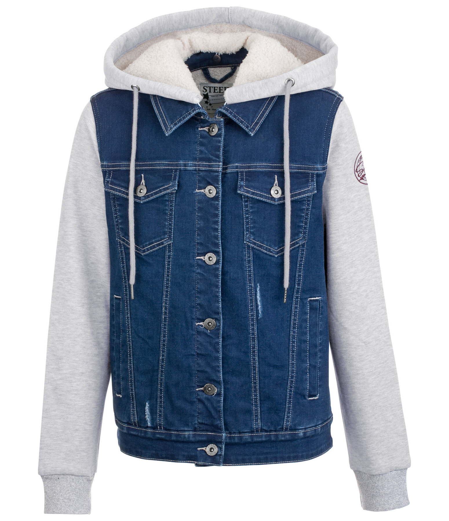 Kinder-Winter-Jeansjacke Eleni
