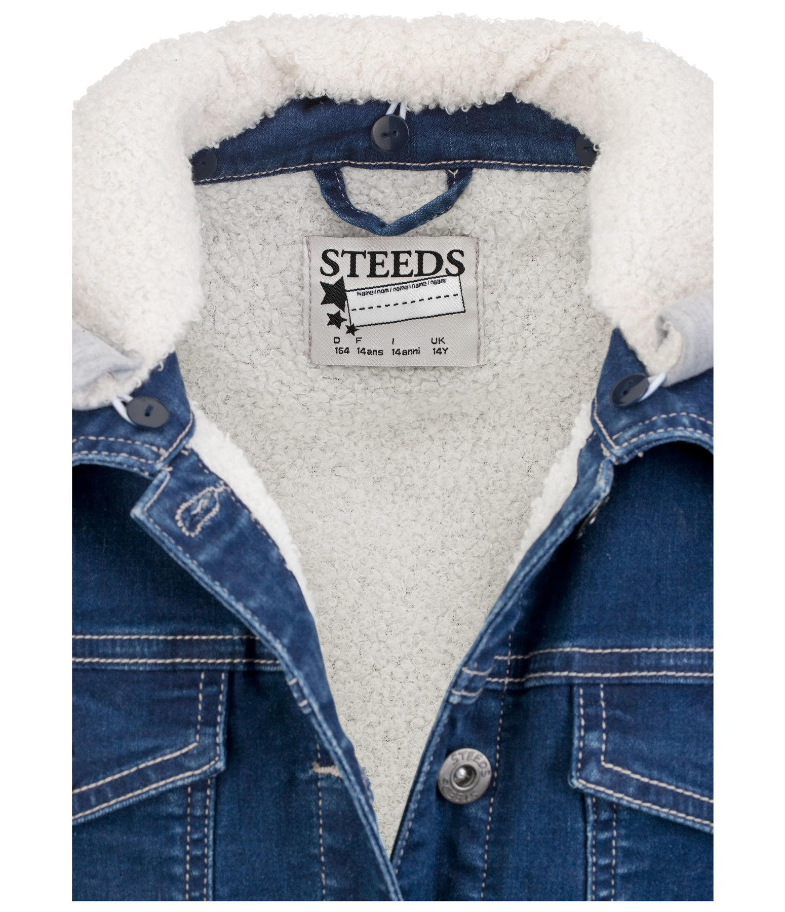 Kinder-Winter-Jeansjacke Eleni