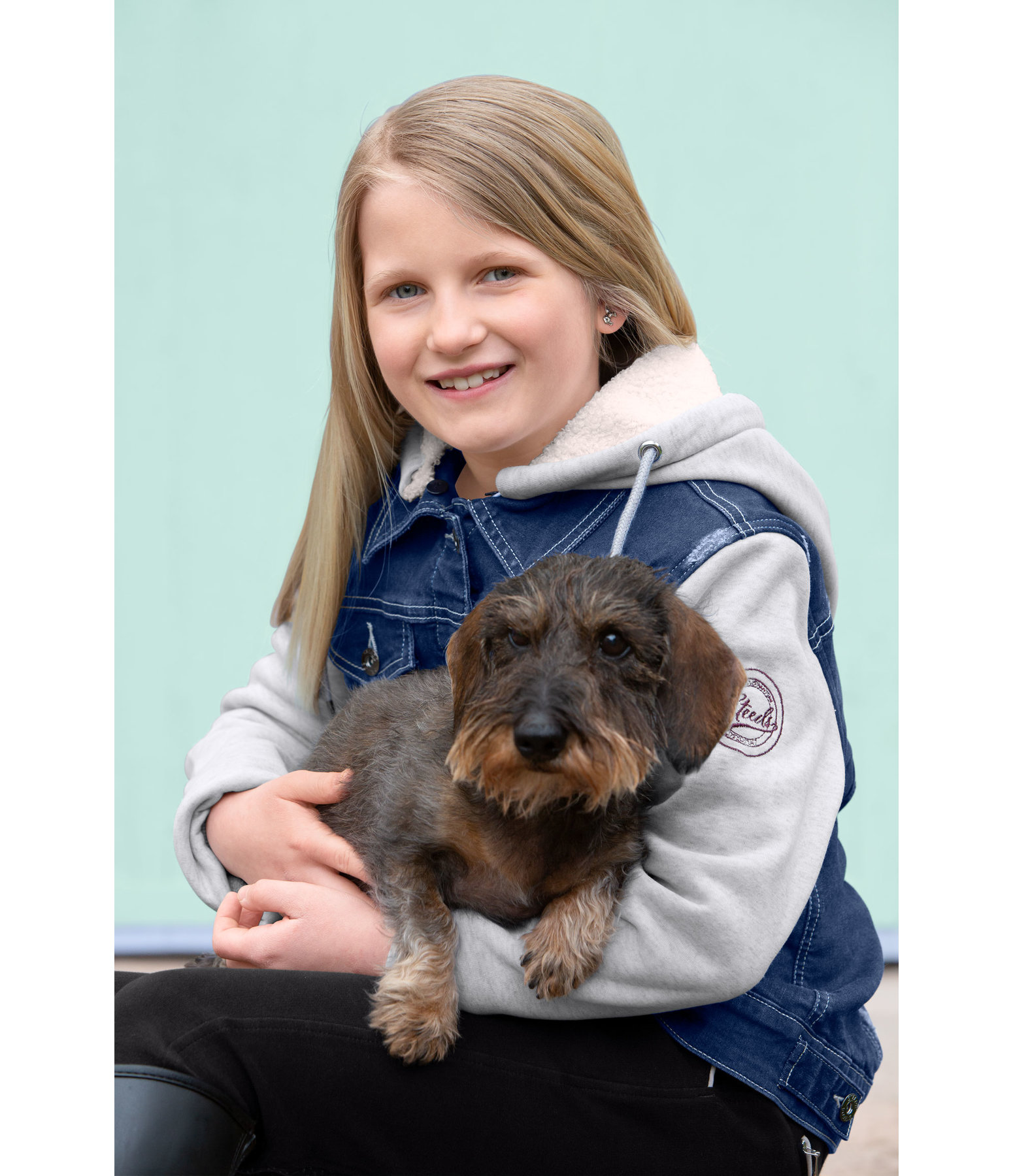 Kinder-Winter-Jeansjacke Eleni