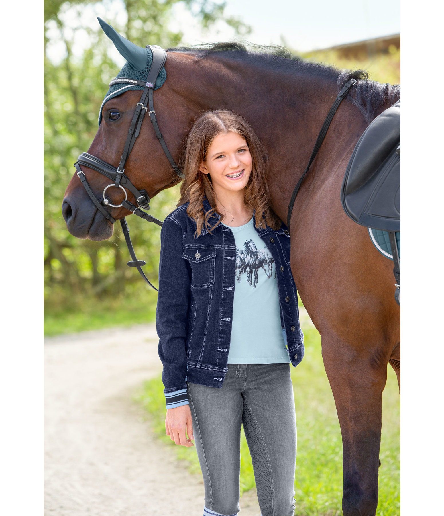 Kinder-Jeansjacke Nanni