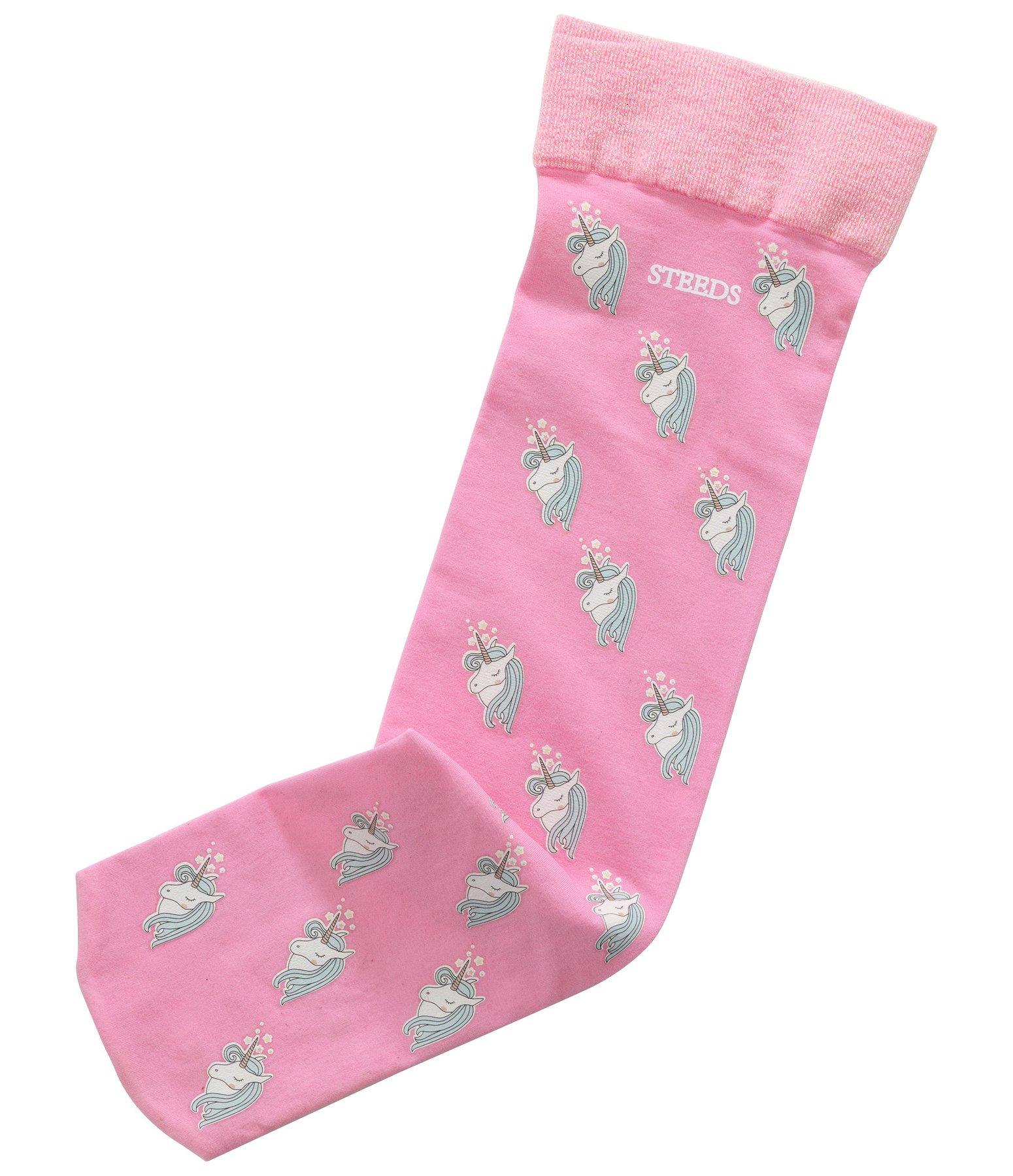 Kinder-Stiefelkniestrmpfe Unicorn