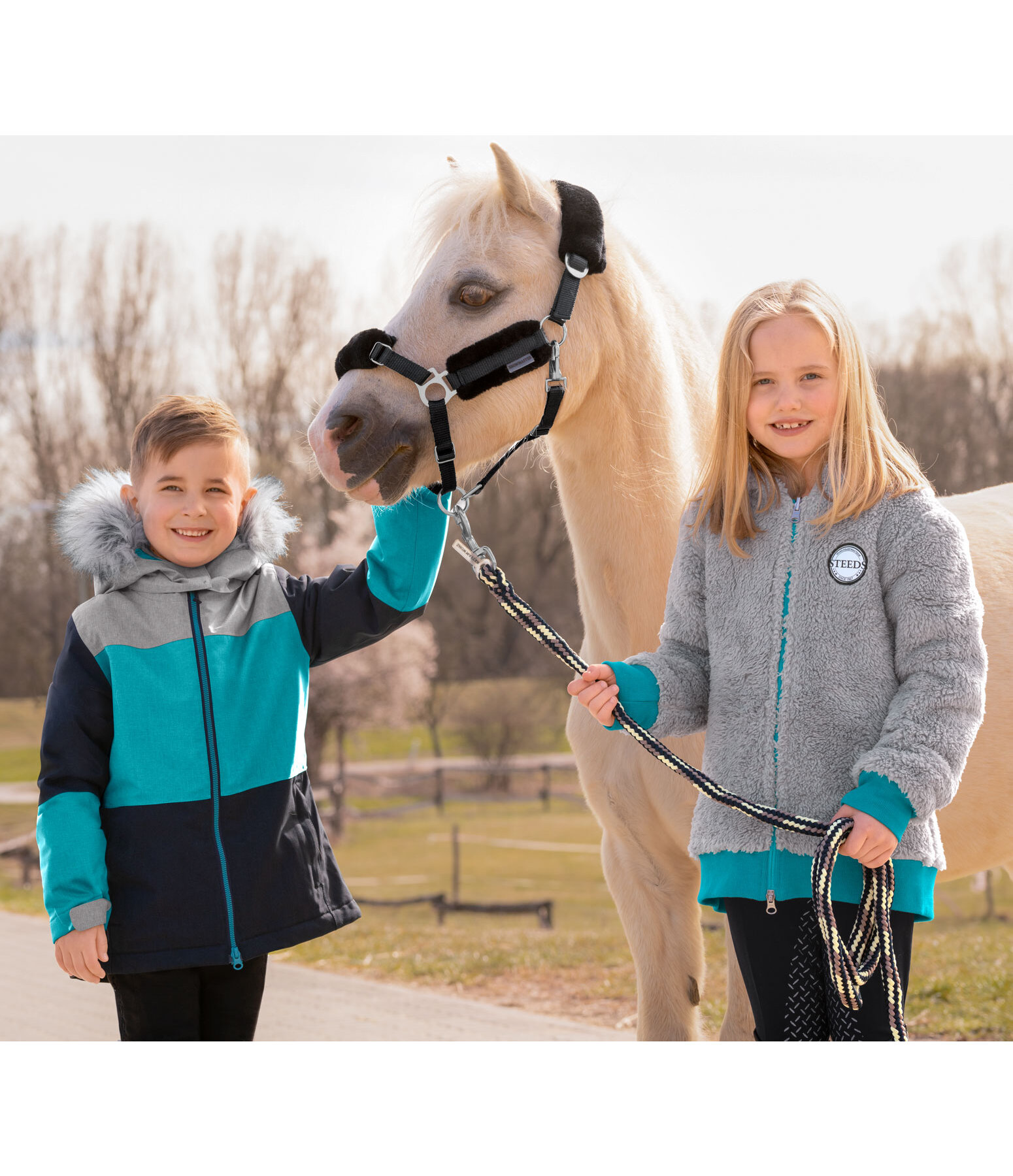Kinder-Funktions-Kapuzen-Reitjacke Erin