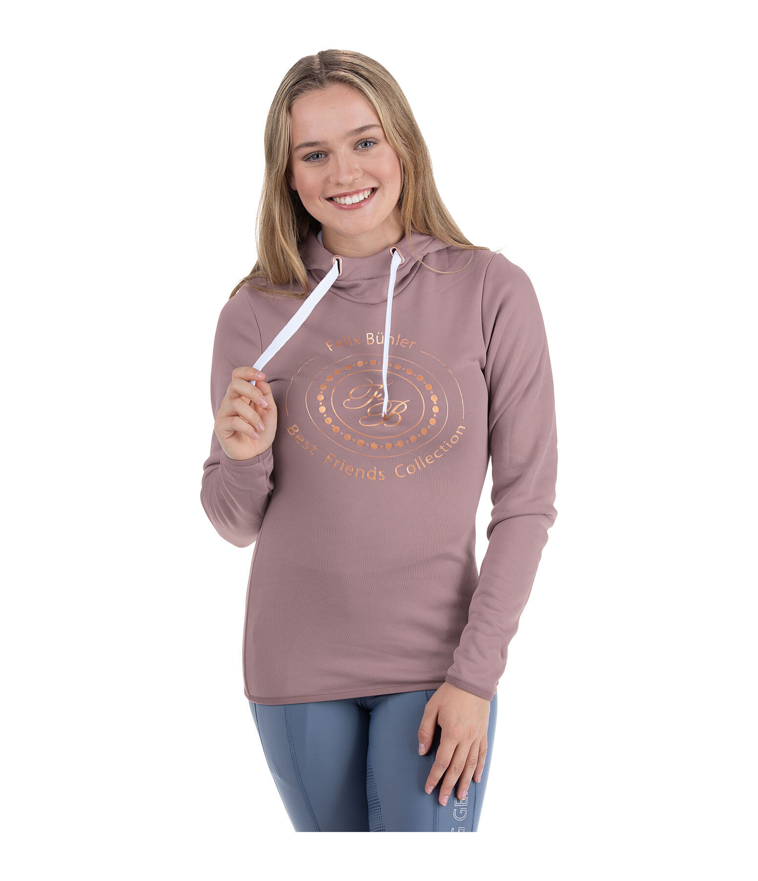 Kinder-Stretch-Performance-Kapuzenhoodie Dalida