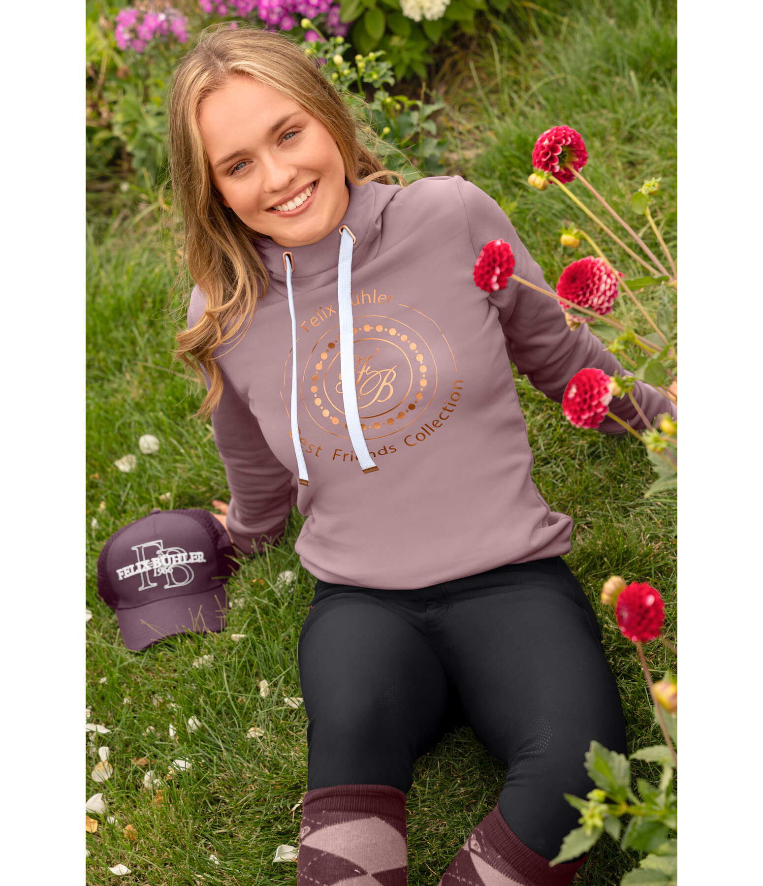 Kinder-Stretch-Performance-Kapuzenhoodie Dalida