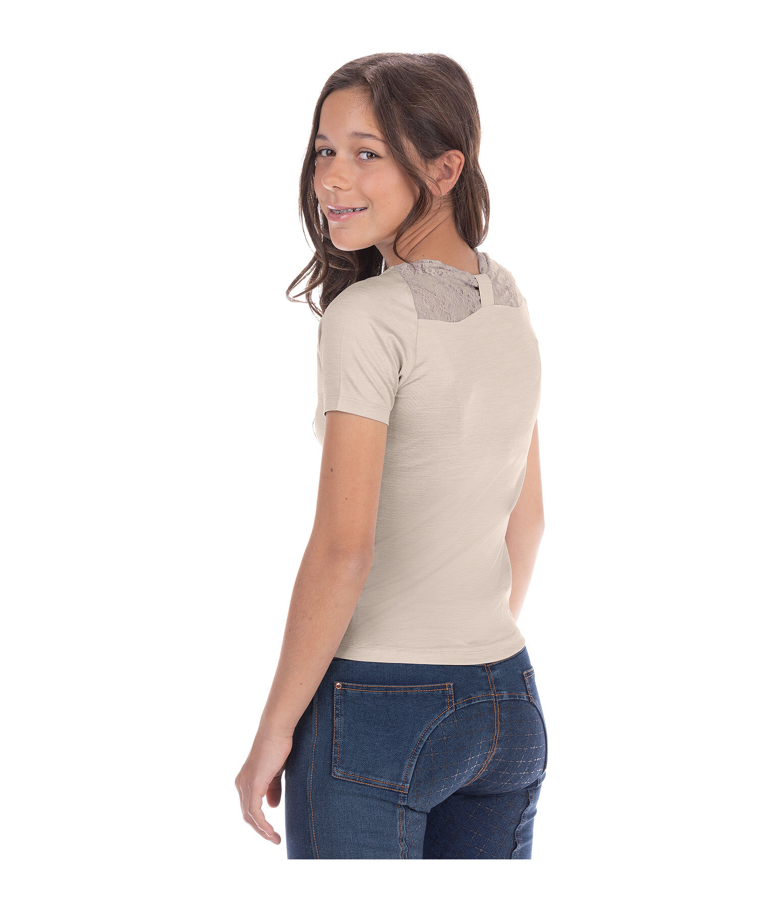 Kinder-Spitzen-Funktionsshirt Davinia II