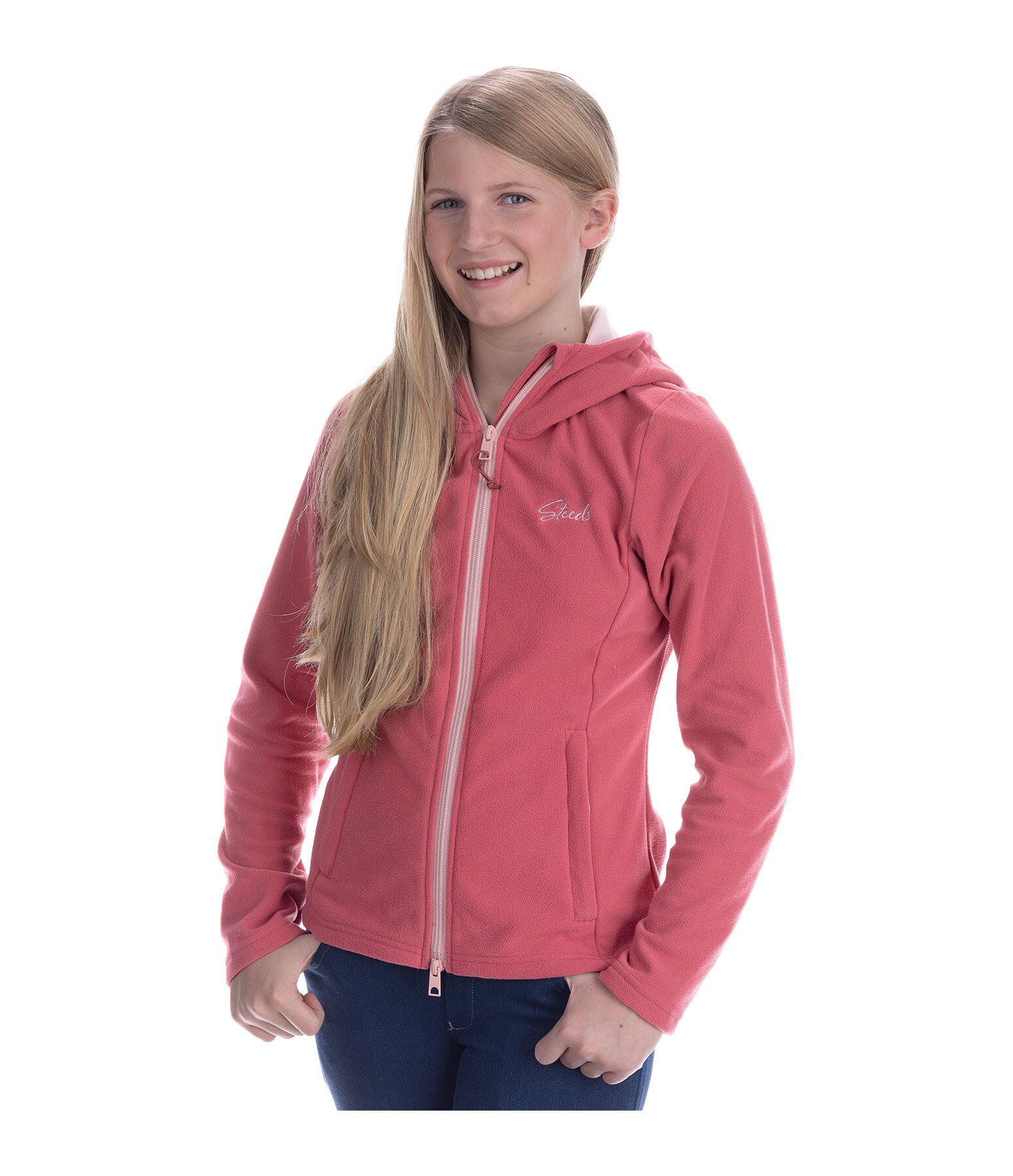 Kinder-Kapuzen-Fleecejacke Lida