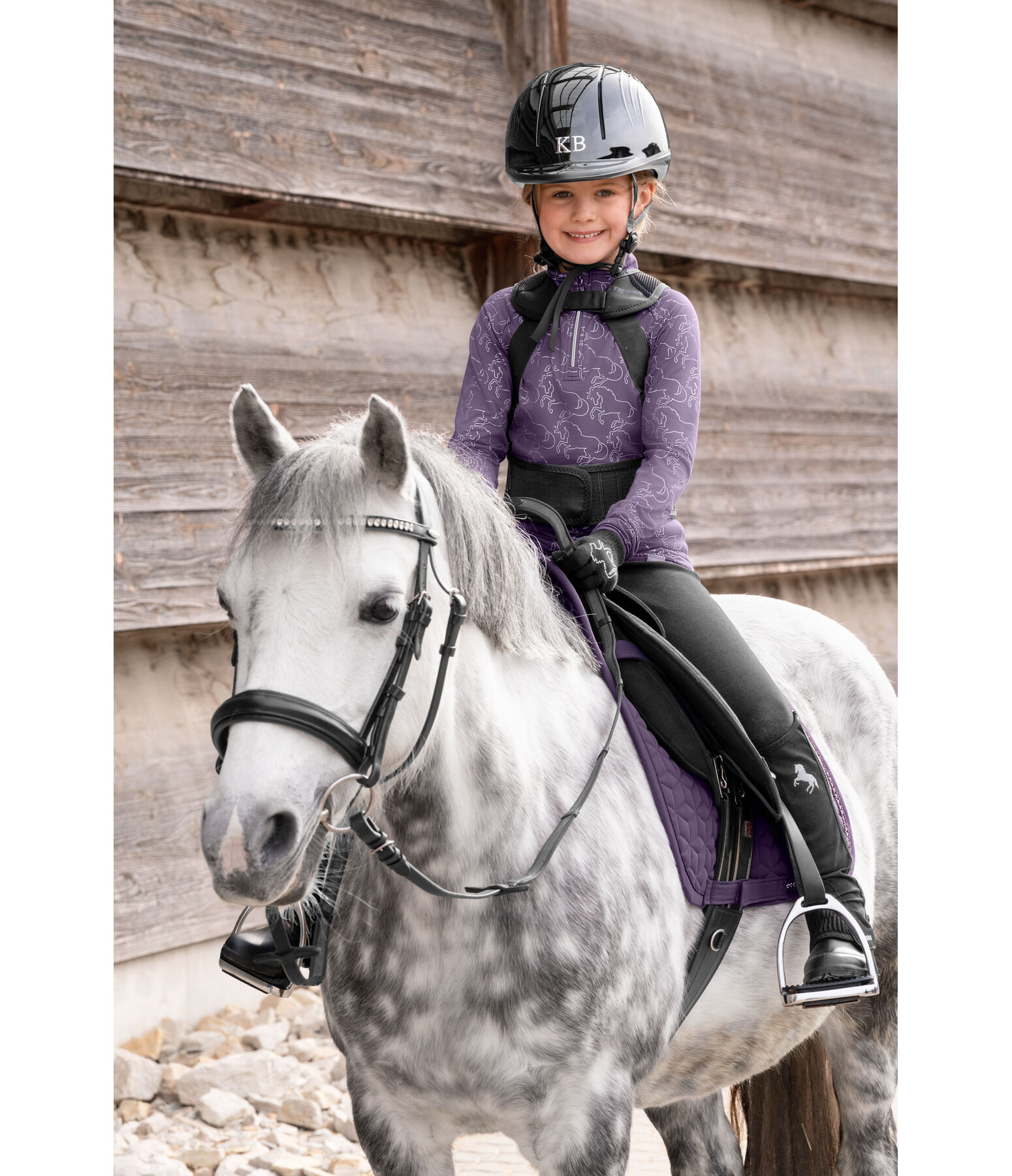 Kinder-Funktions-Stretch-Pullover Xena