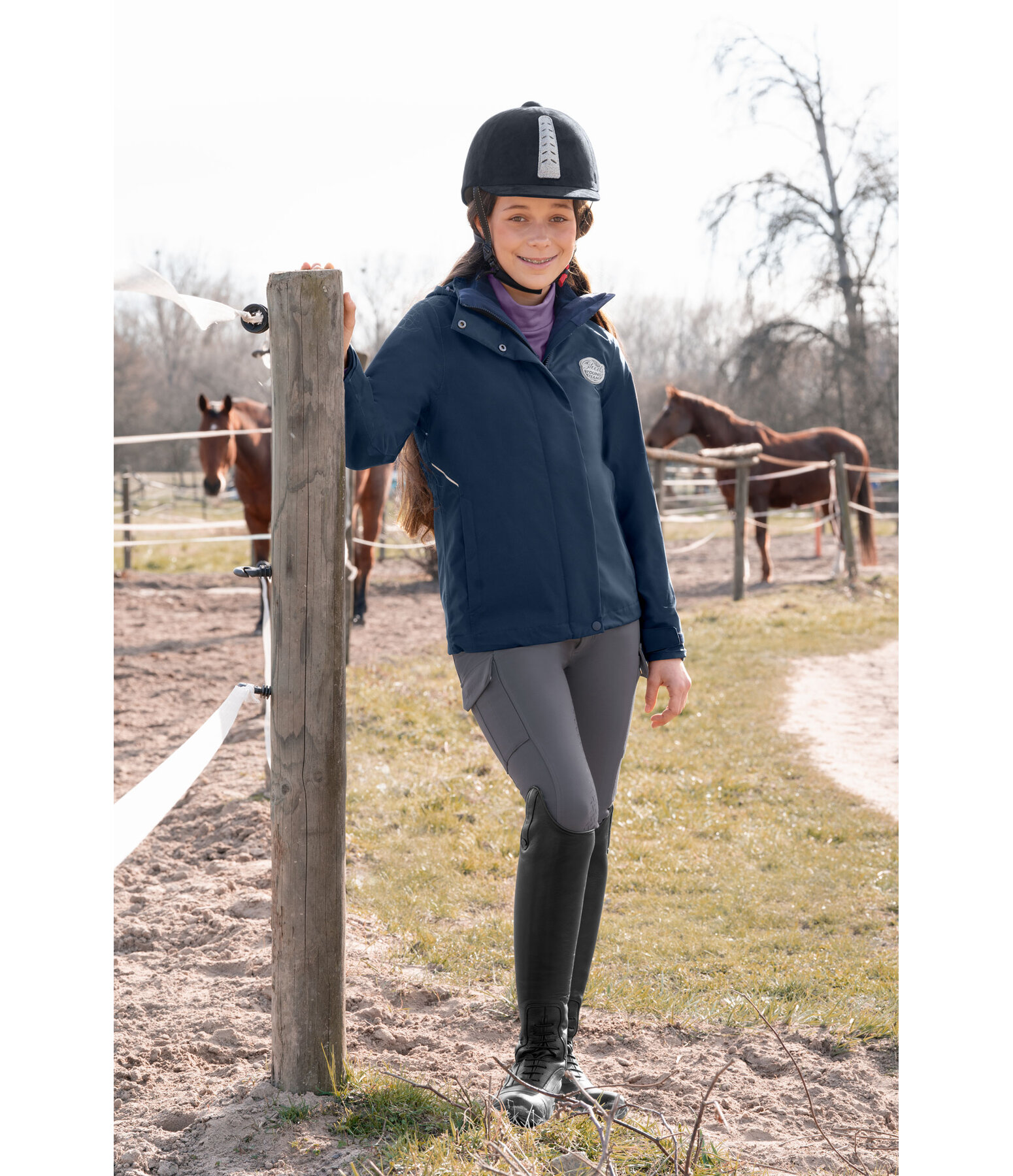 3 in 1  Kinder-Reitjacke Runa