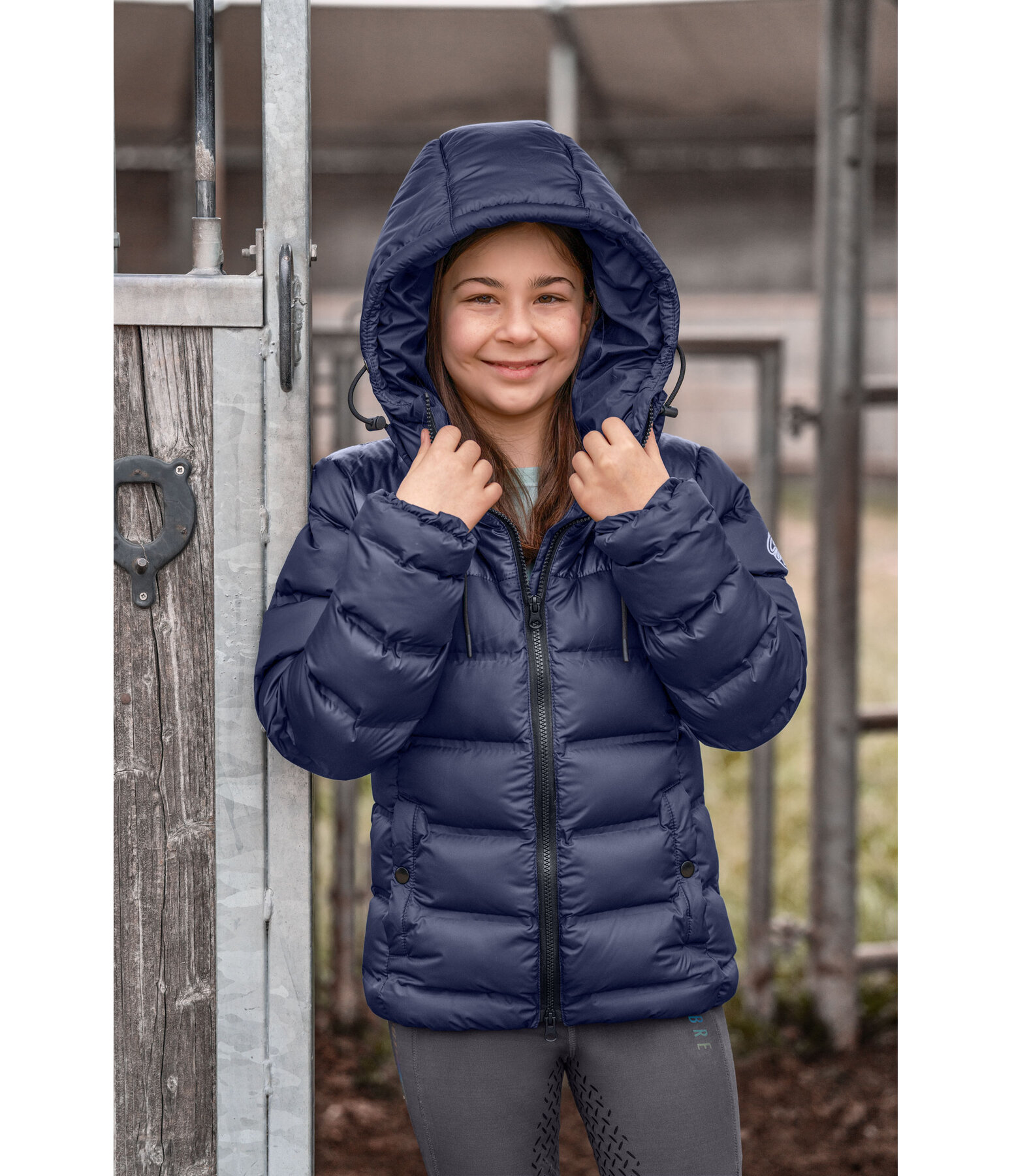 Kinder-Winter-Steppreitjacke Fenna