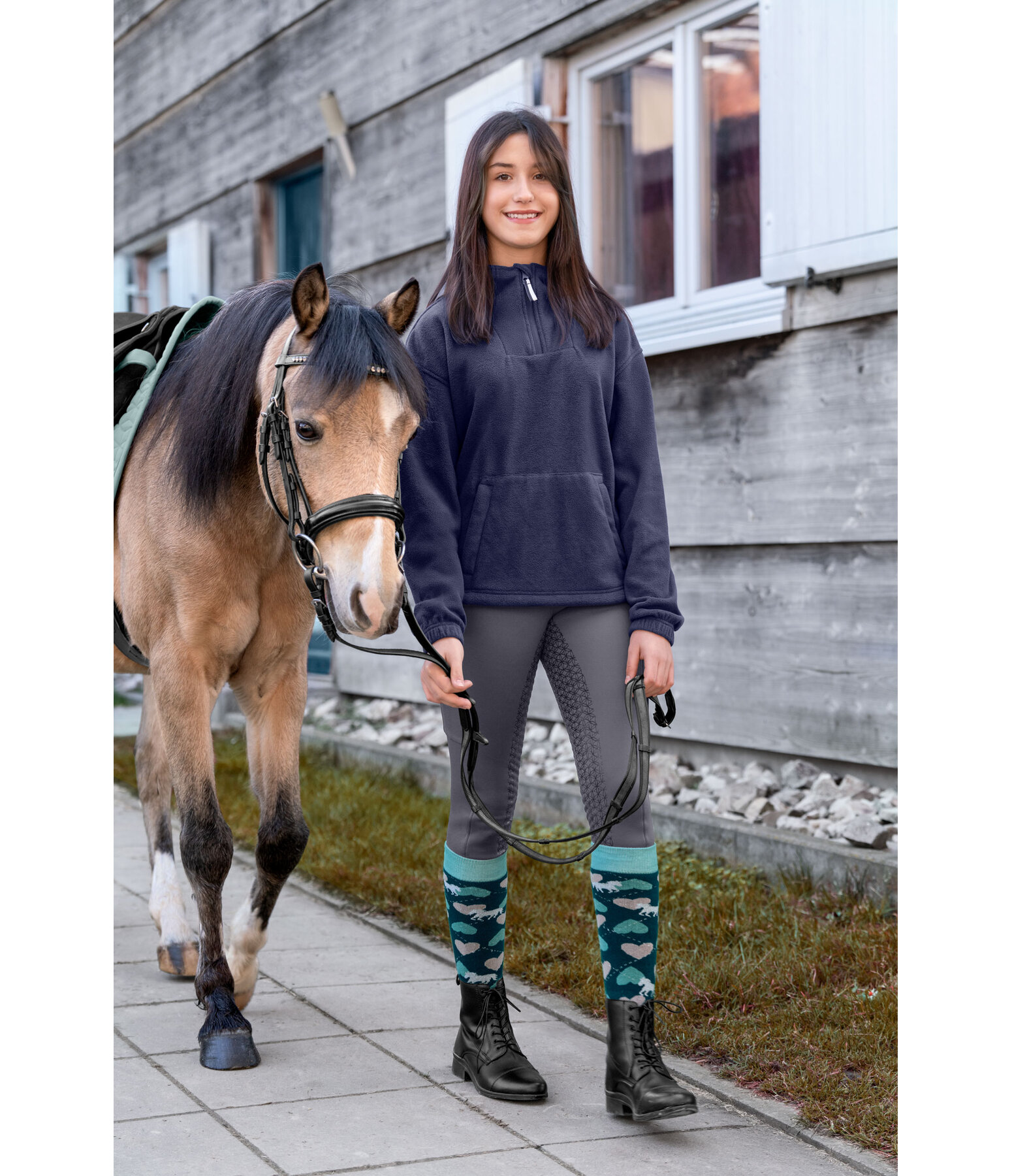 Kinder-Fleecepullover Lisha