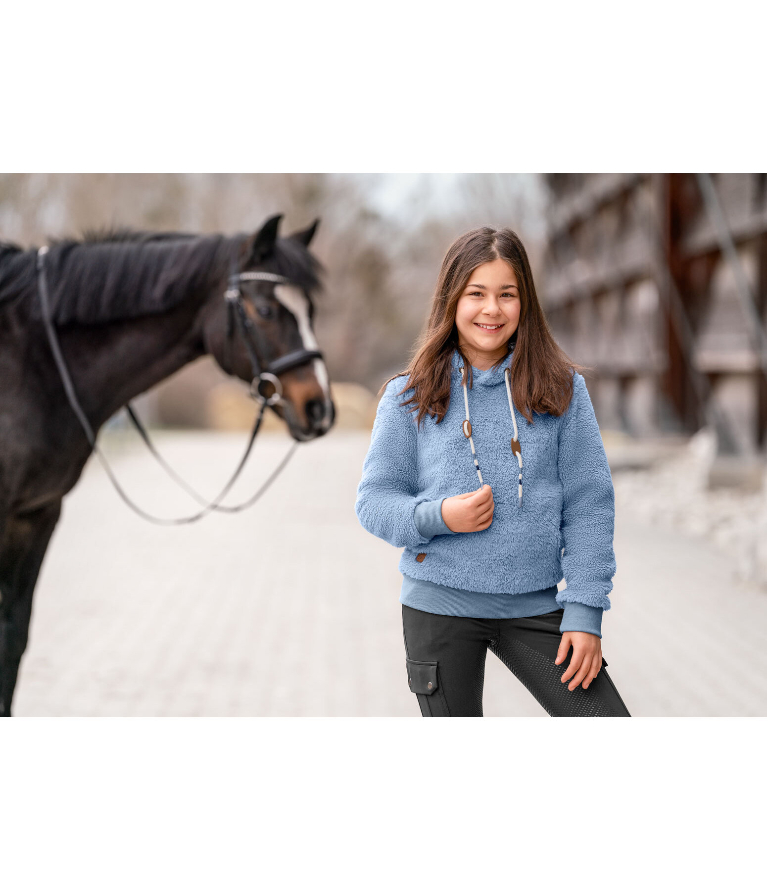 Kinder-Teddyfleecehoodie Bette