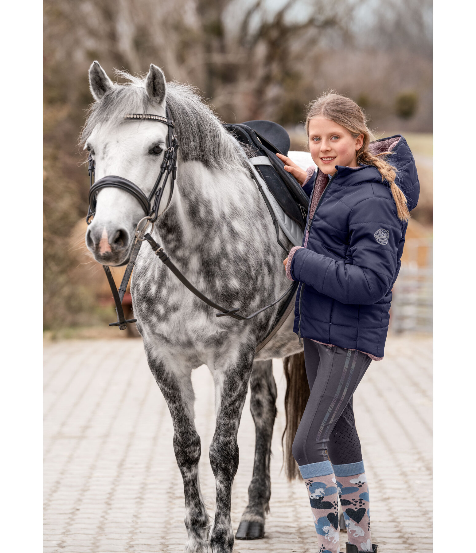 Kinder-Winter-Wendejacke Carli