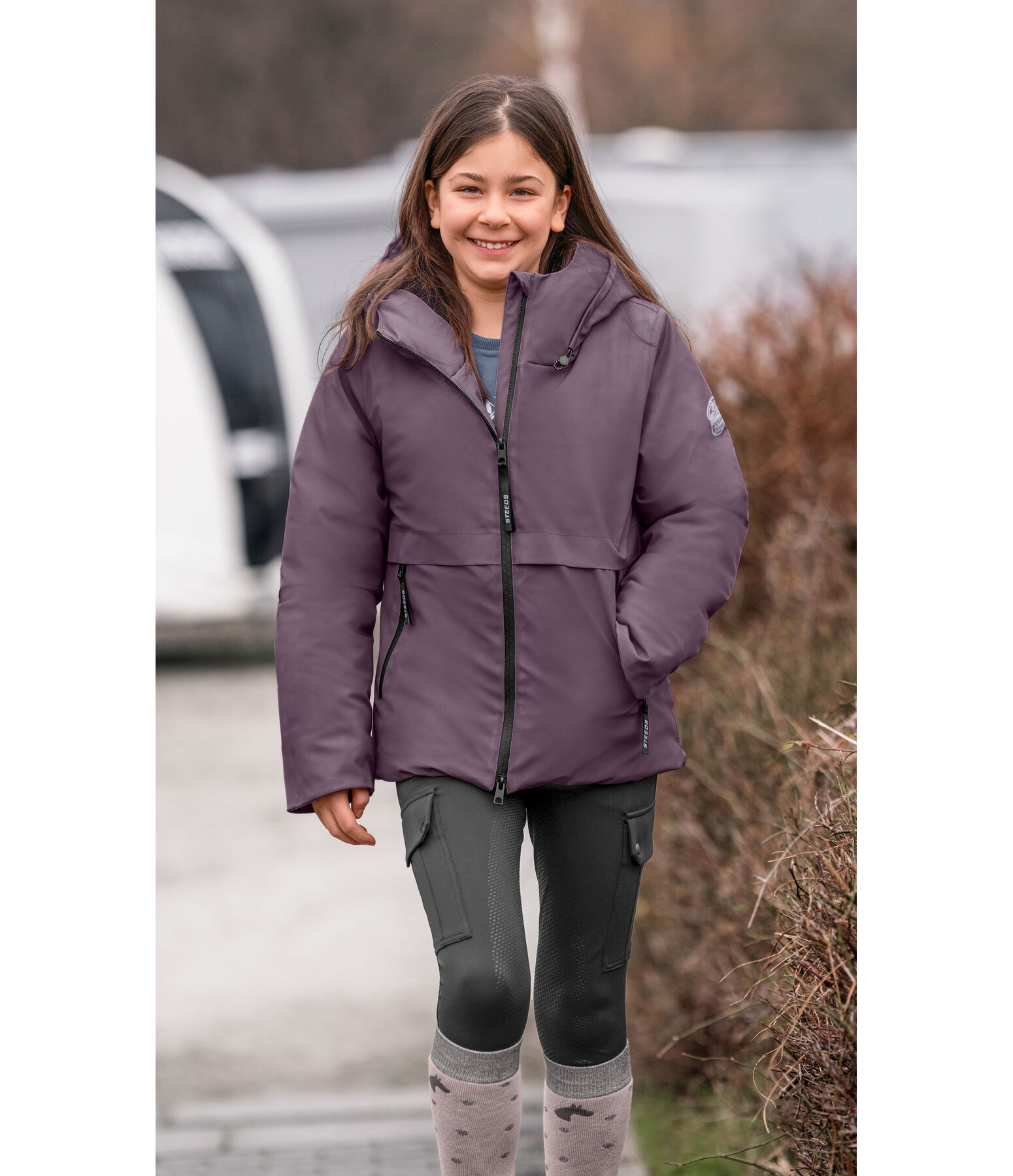 Kinder-Kapuzen-Funktionsjacke Firielle