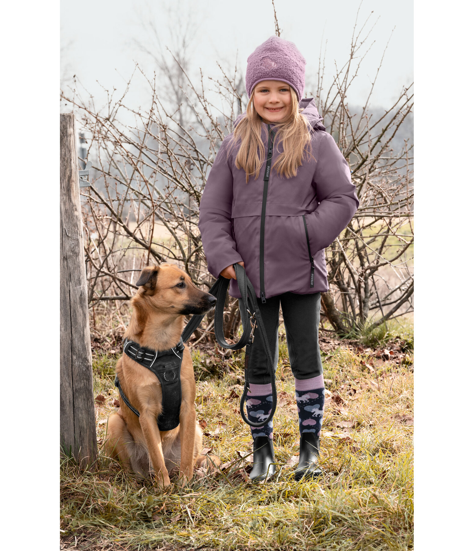 Kinder-Kapuzen-Funktionsjacke Firielle