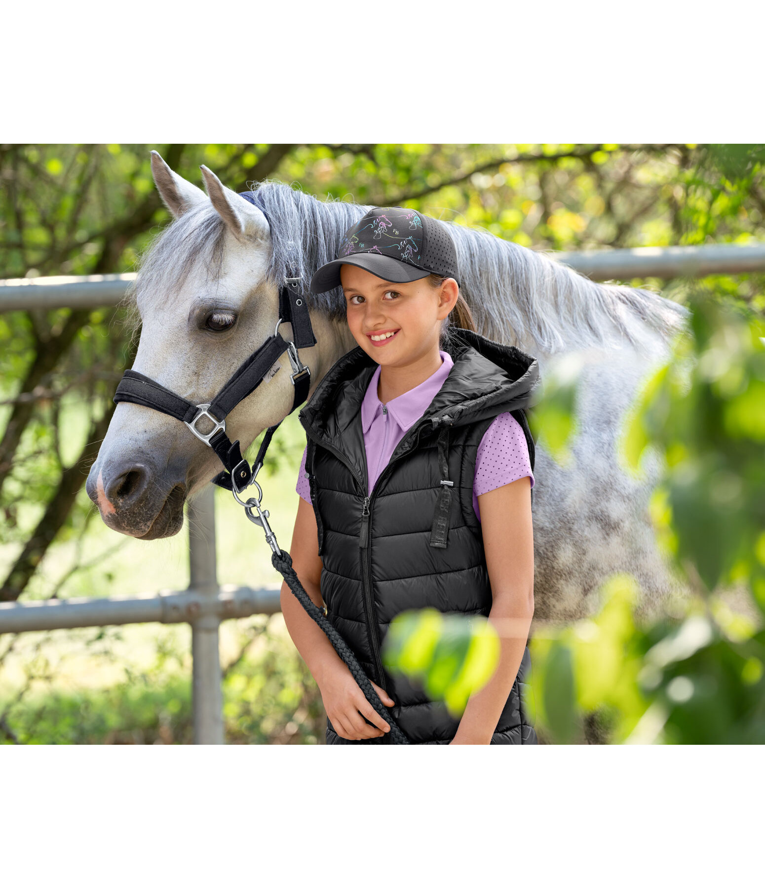 Kinder 2 in 1 Kapuzen-Steppjacke Noemie