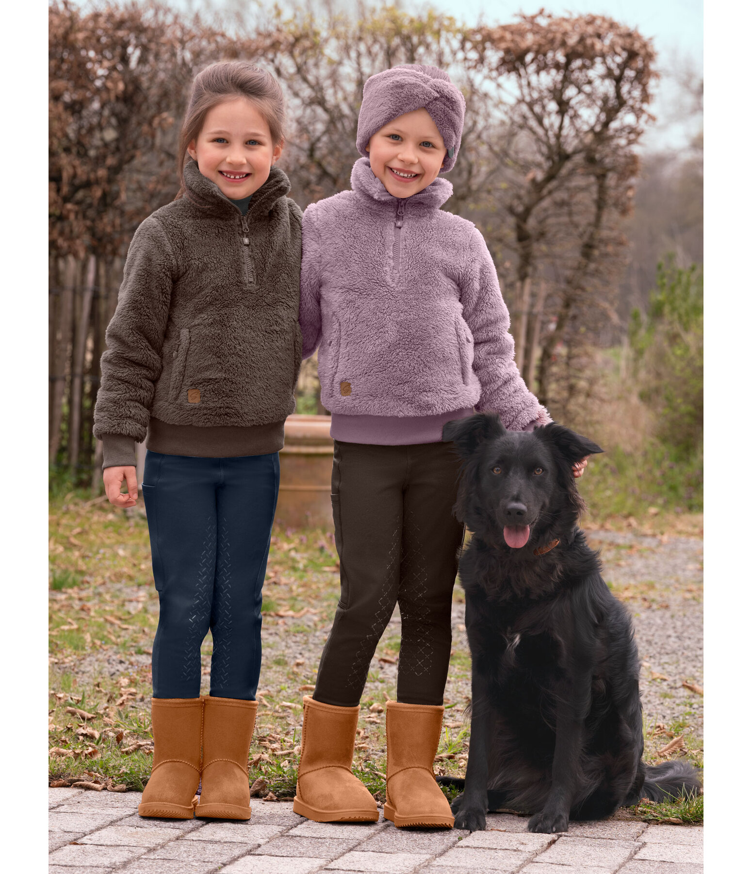 Kinder Teddyfleece-Pullover Arlett