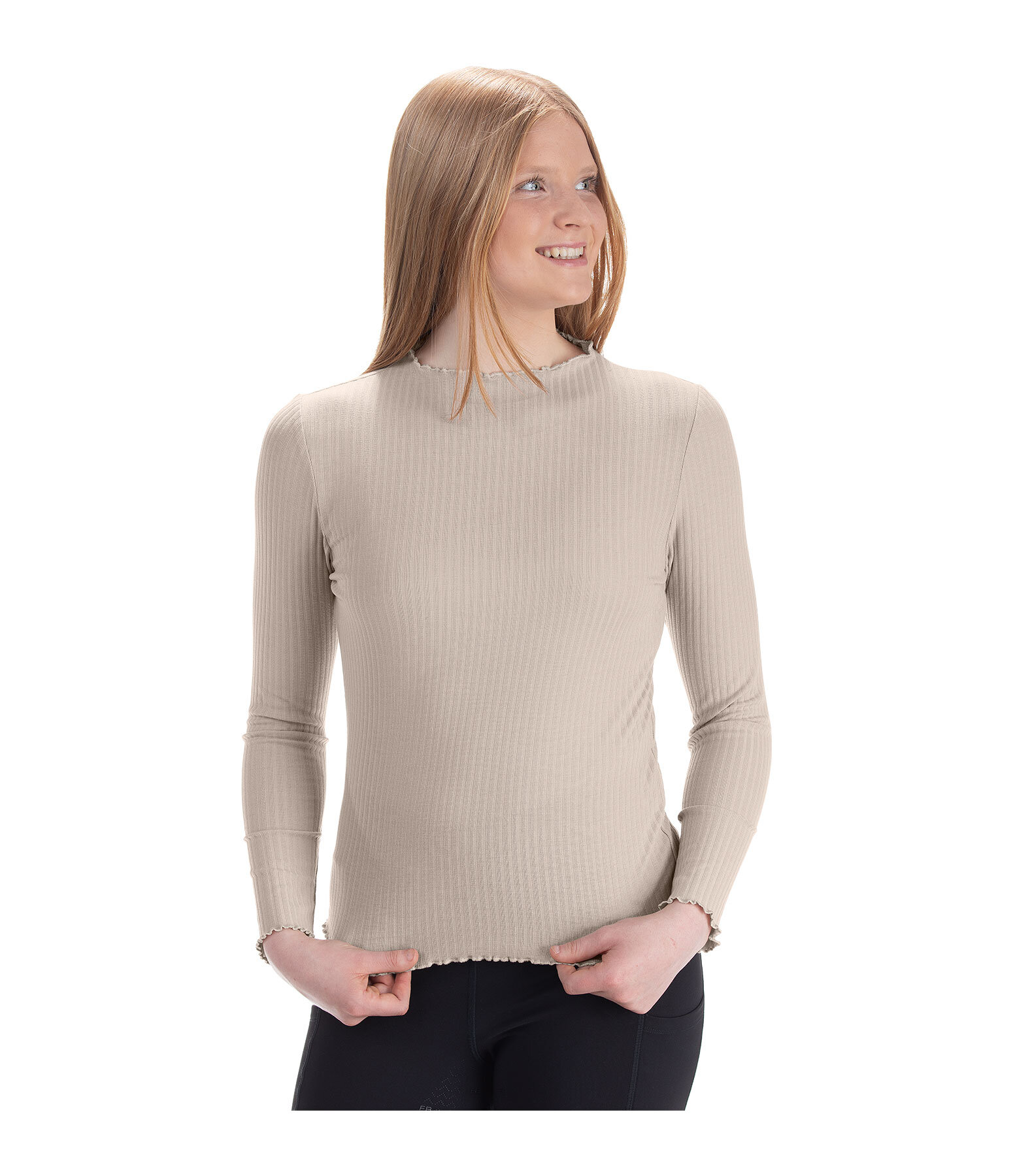 Kinder Ripp-Langarmshirt Rita