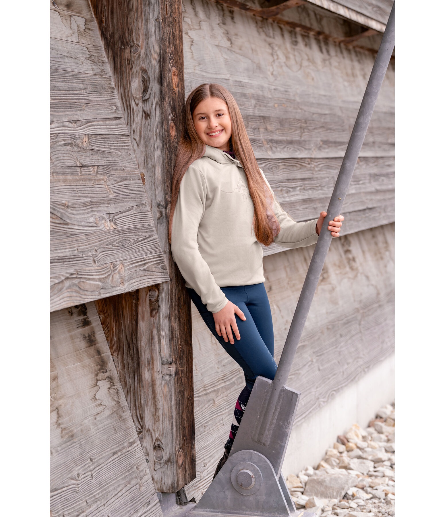 Kinder Performance-Stretch-Hoodie Kerstin