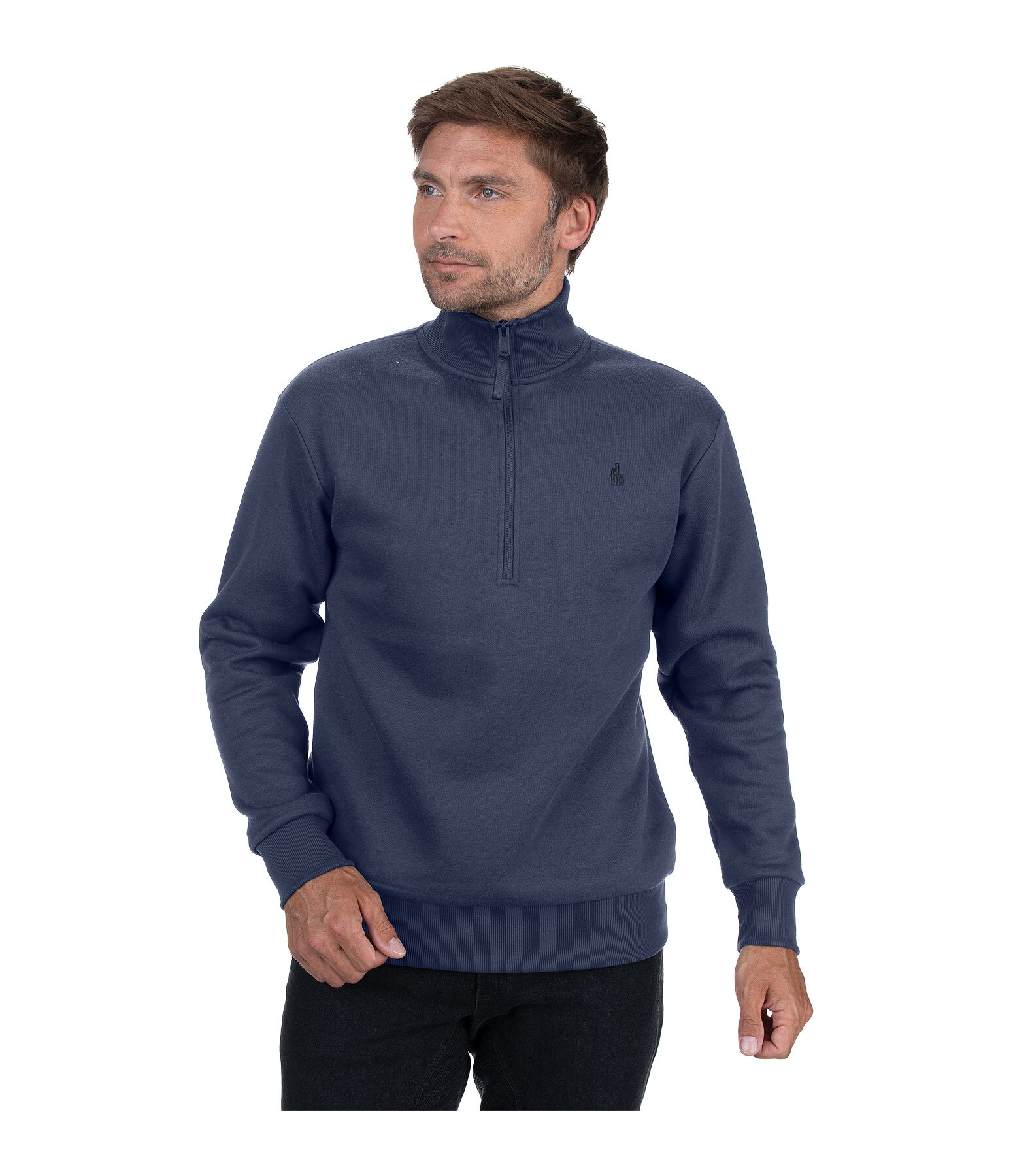 Herren-Sweatshirt mit Reiverschlusskragen Portland
