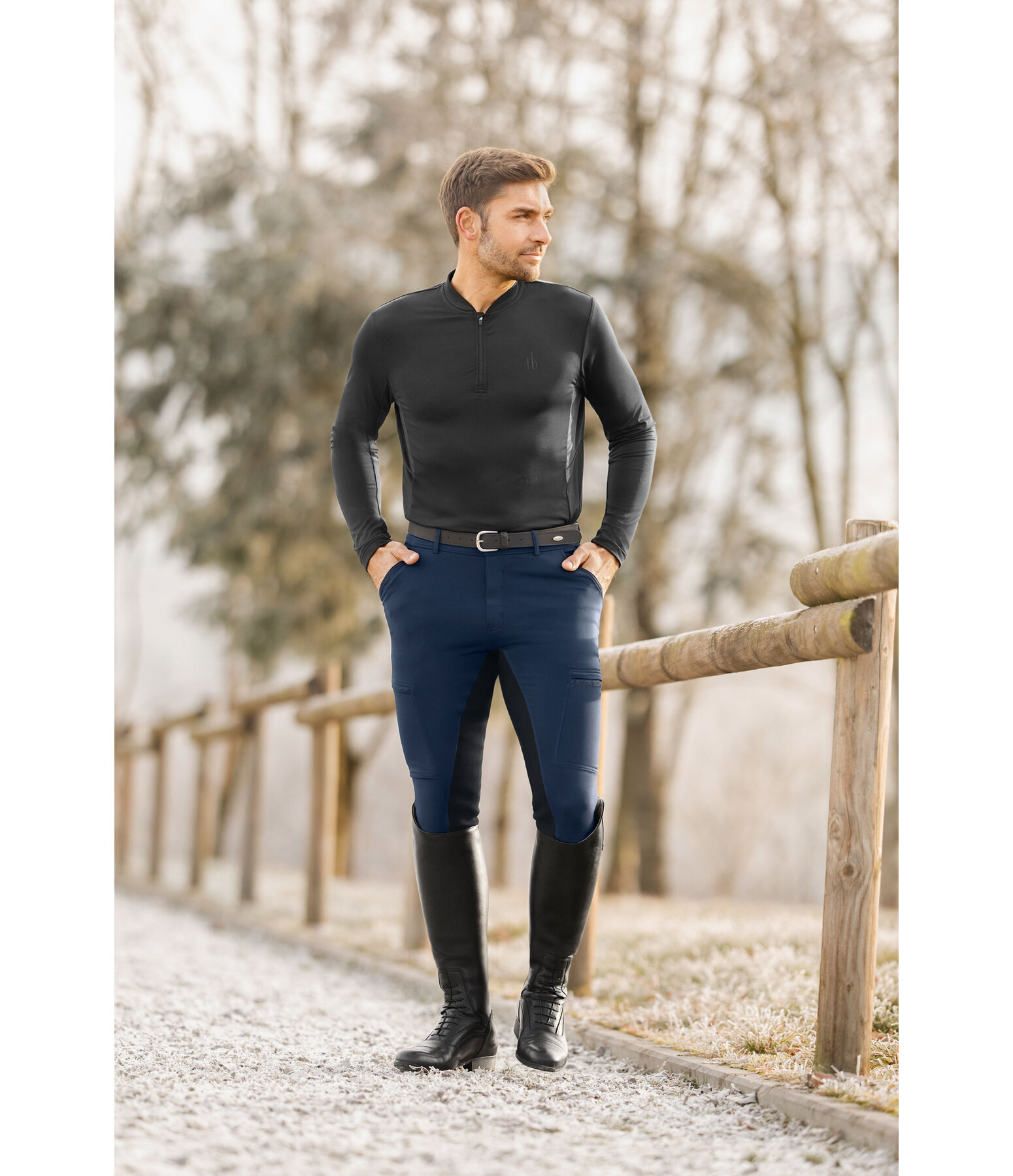 Herren-Funktions-Langarmshirt Rom