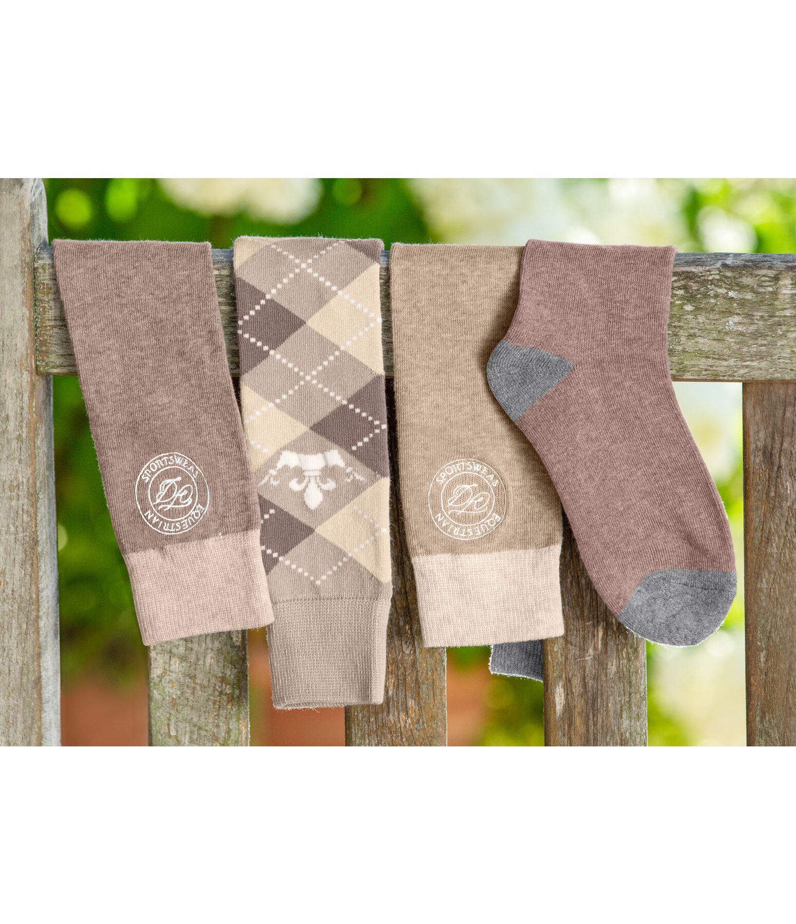 Kniestrmpfe Argyle