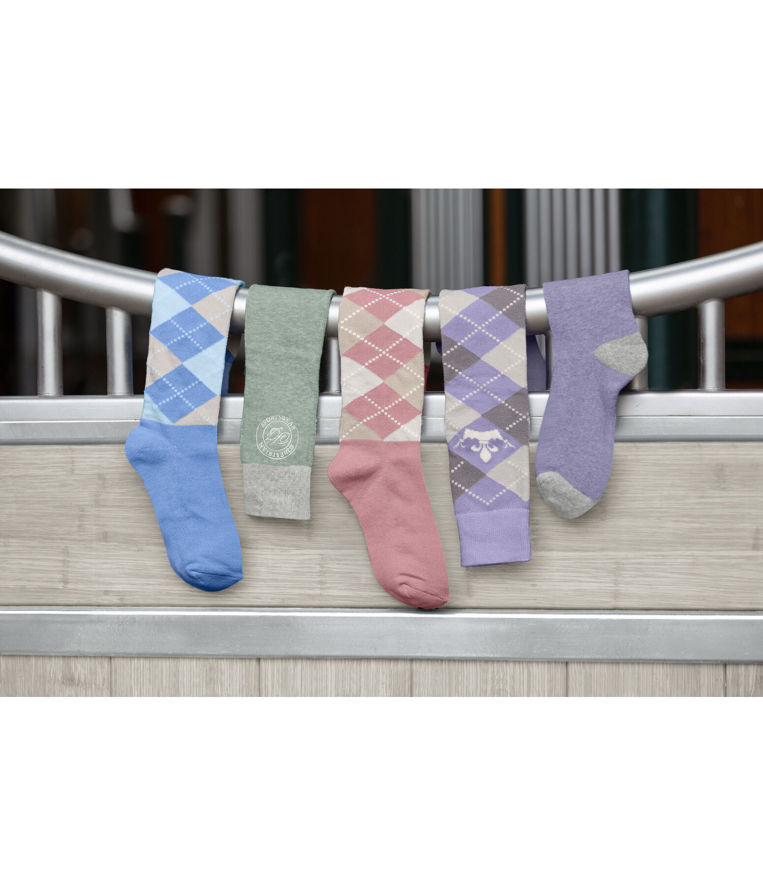 Kniestrmpfe Argyle