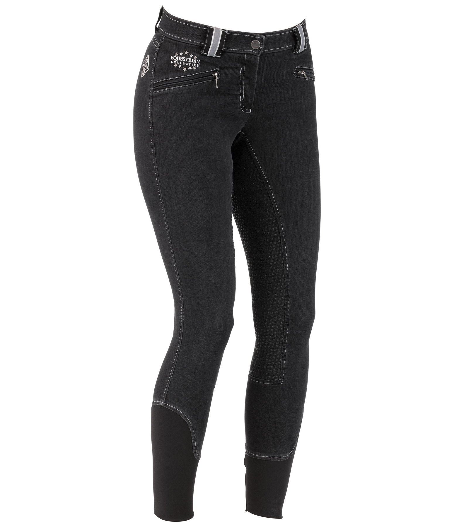 Denim-Grip Vollbesatzreithose Sophia