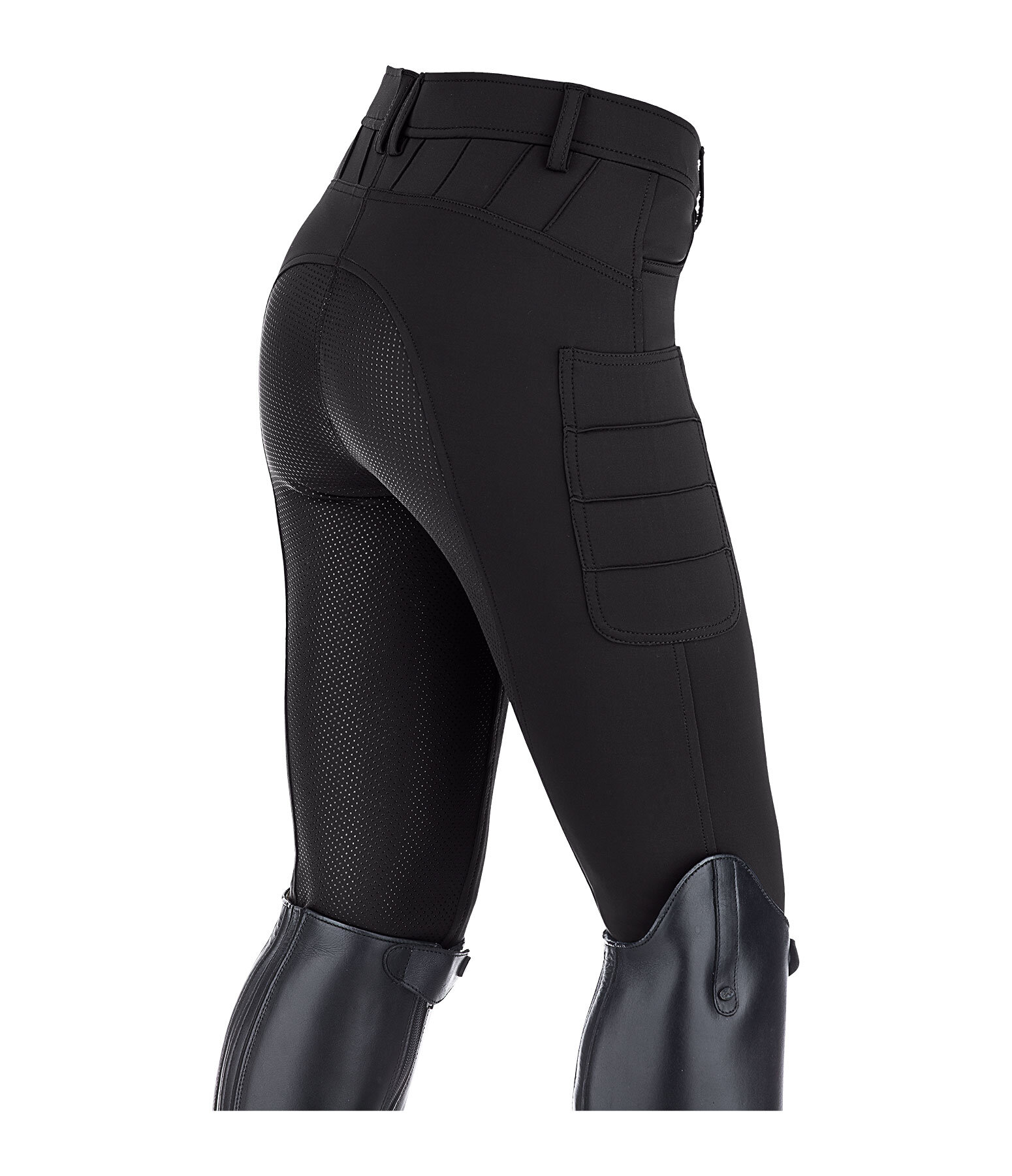 Kinder Hybrid Grip-Reithose Biese