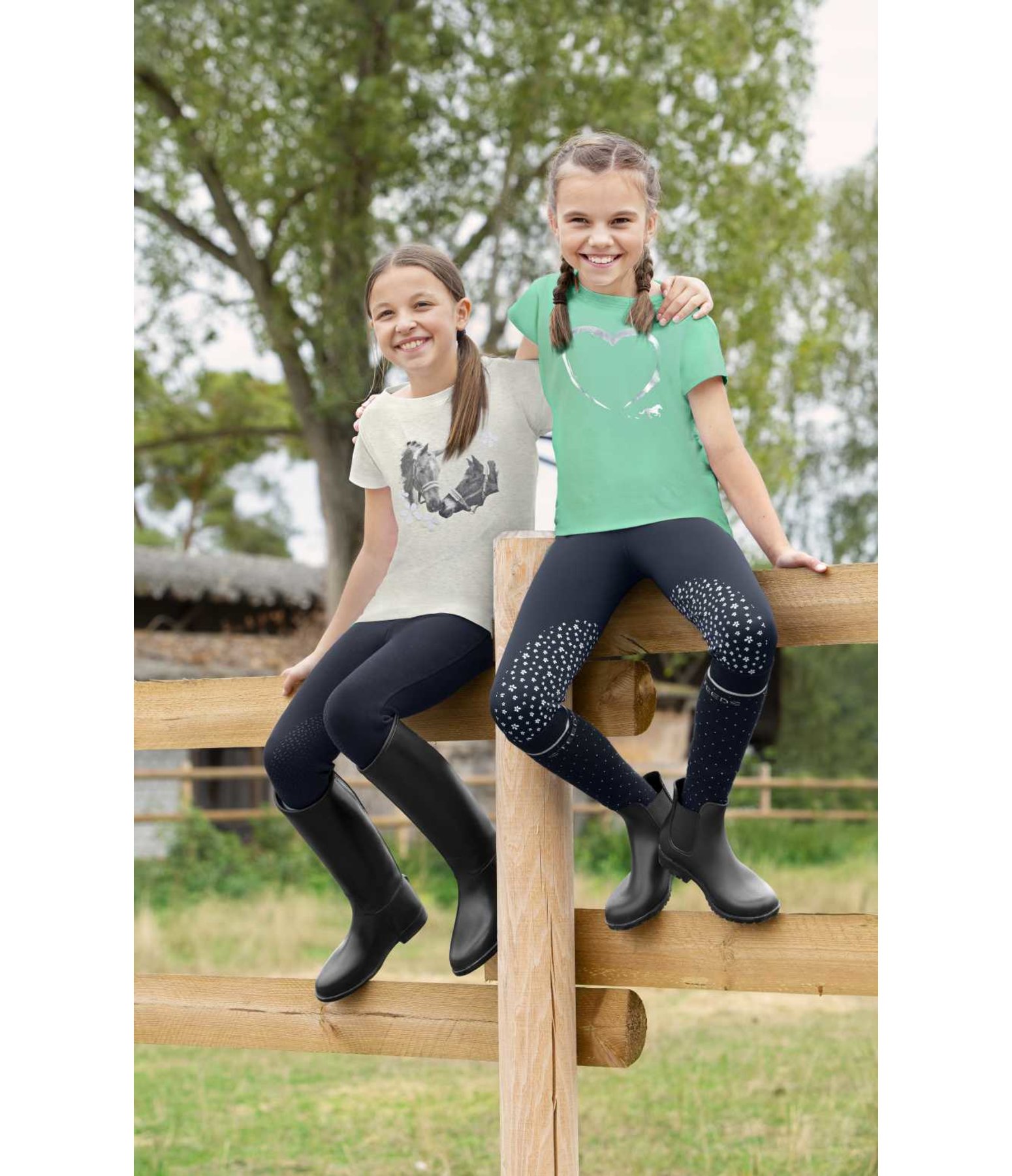 Kinder-Grip-Kniebesatz-Leggings Lilly